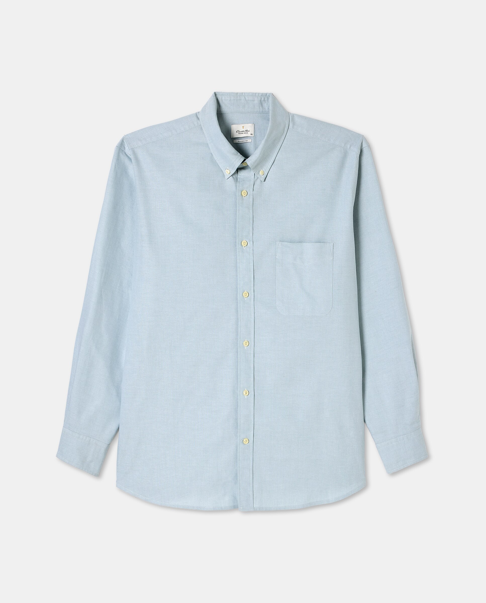 Camisa Casual Tamanhos Grandes Verde-4