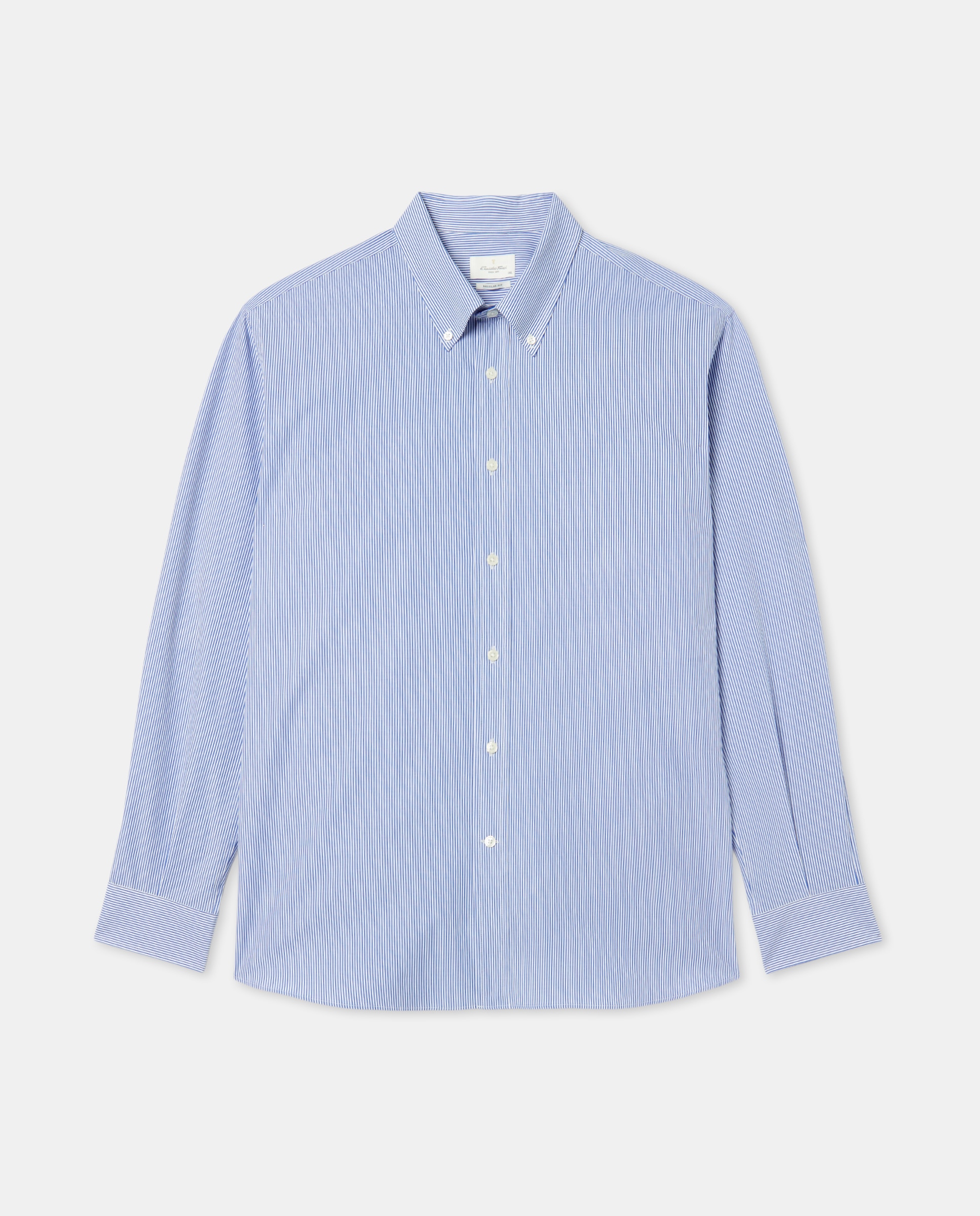 Camisa sport manga larga tallas grandes hombre - Emidio Tucci - Azul Azul-4