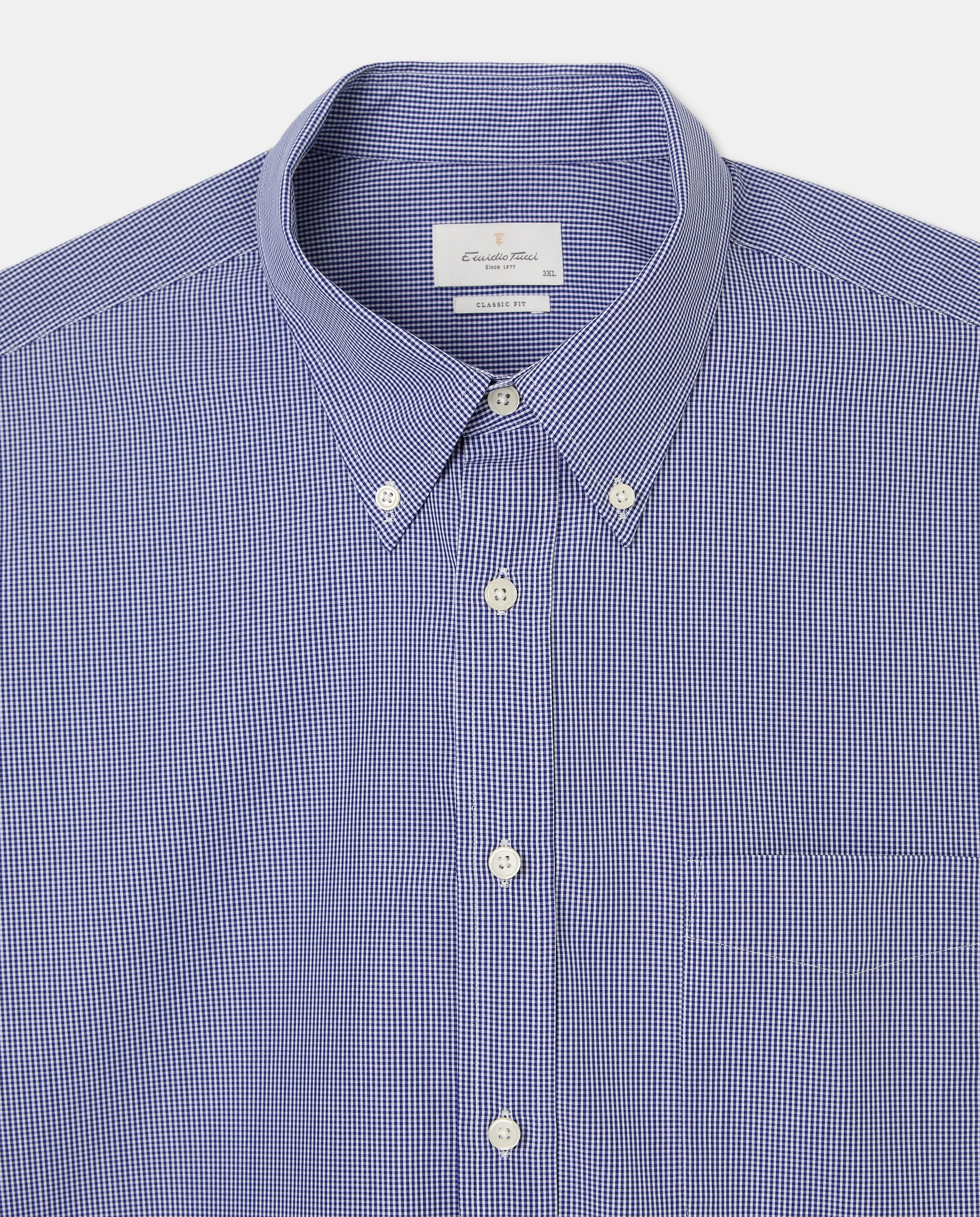 Camisa Casual de Manga Comprida TG Azul-marinho-5