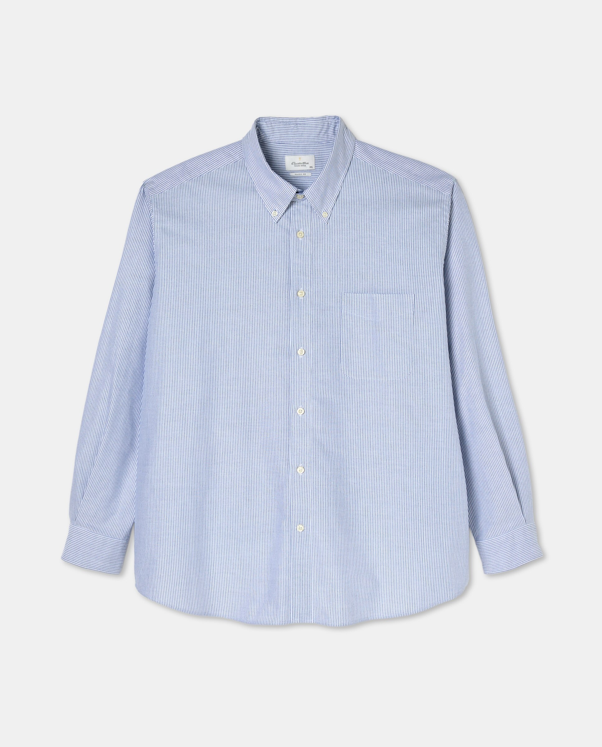 Camisa sport oxford hombre ml tg - Emidio Tucci - Azul marino Azul marino-5
