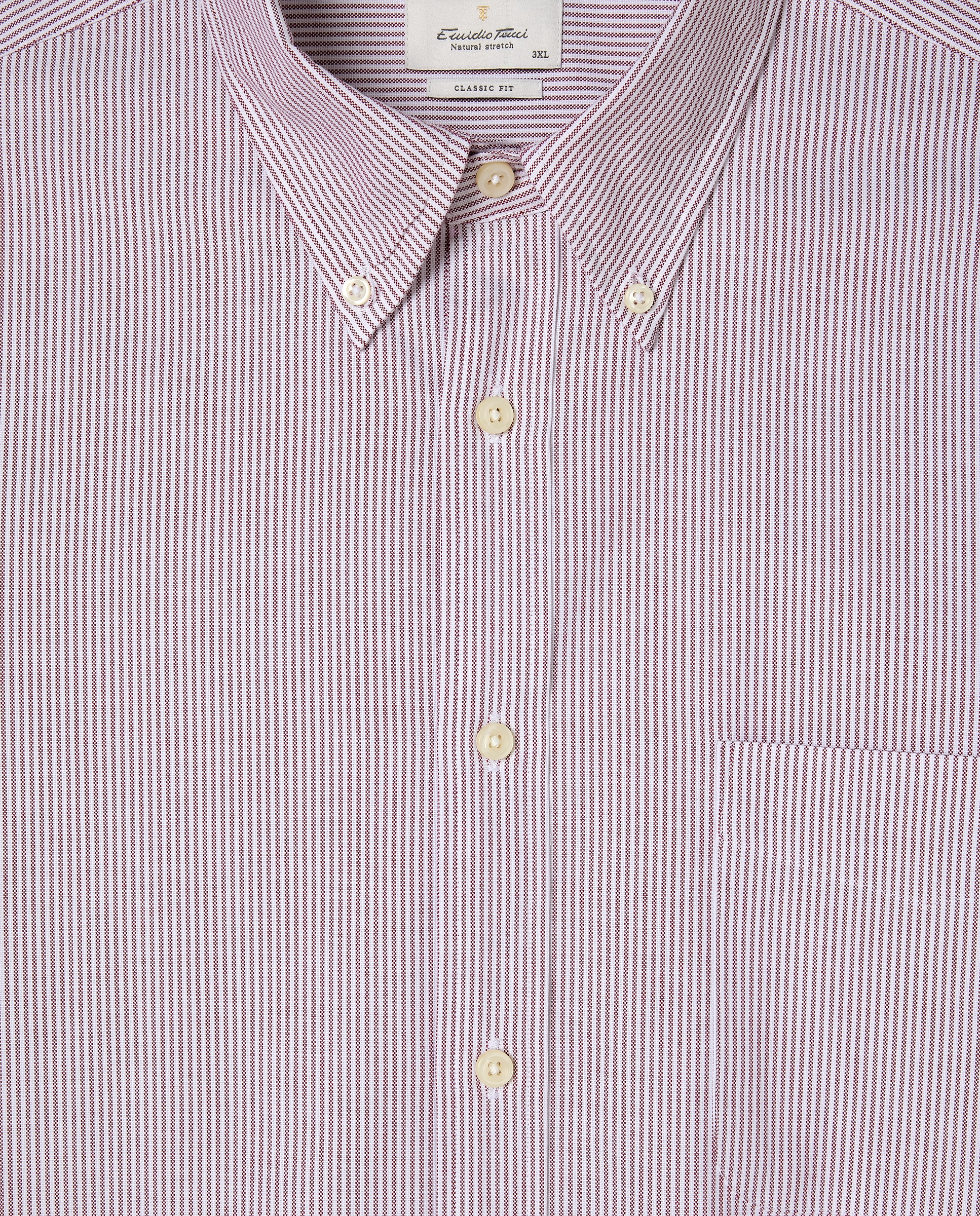 Camisa sport oxford hombre ml tg - Emidio Tucci - Rojo Rojo-5
