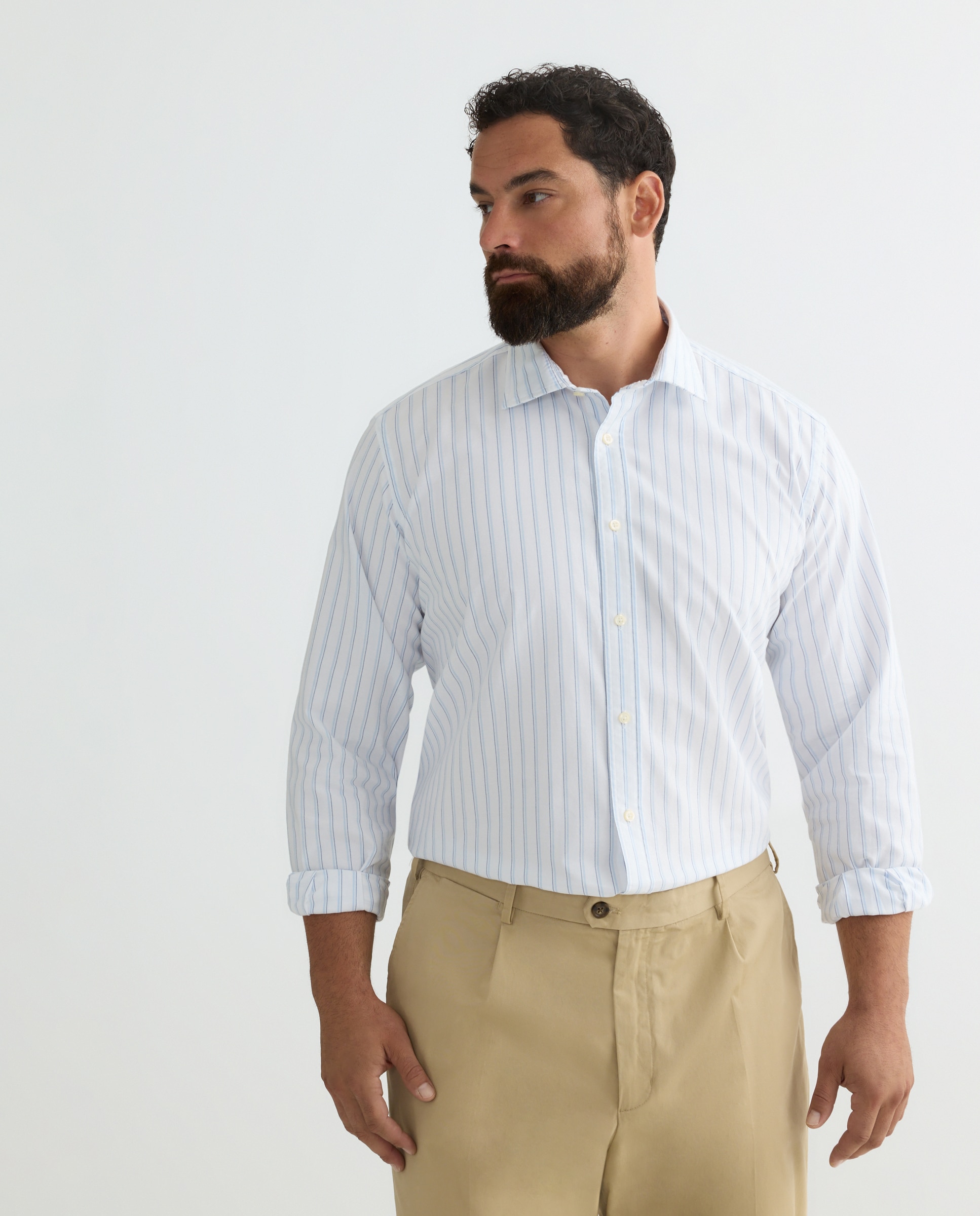 Camisa hombre sport tg - Emidio Tucci - Blanco Blanco-1