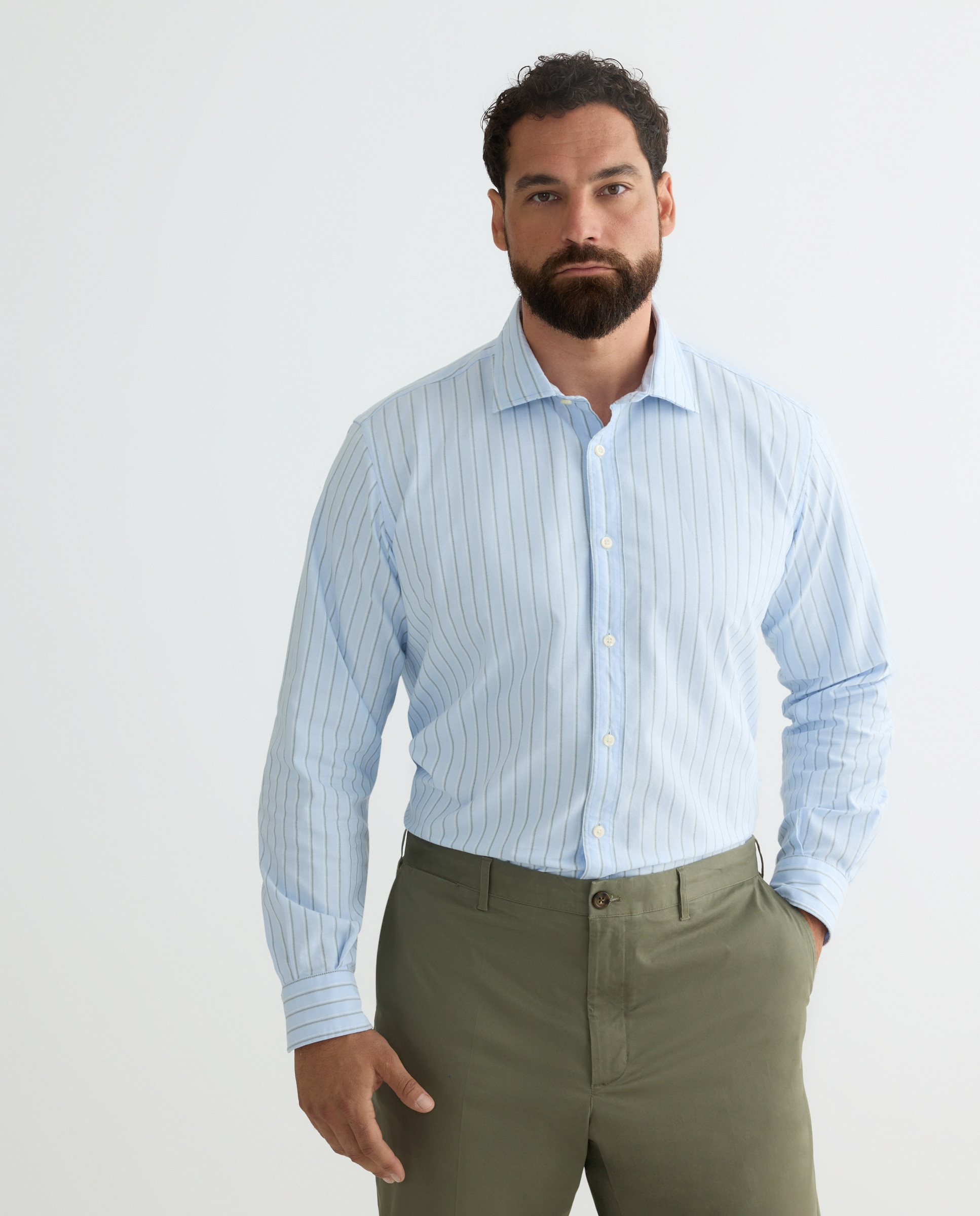 Camisa hombre sport tg - Emidio Tucci - Azul claro Azul claro-1