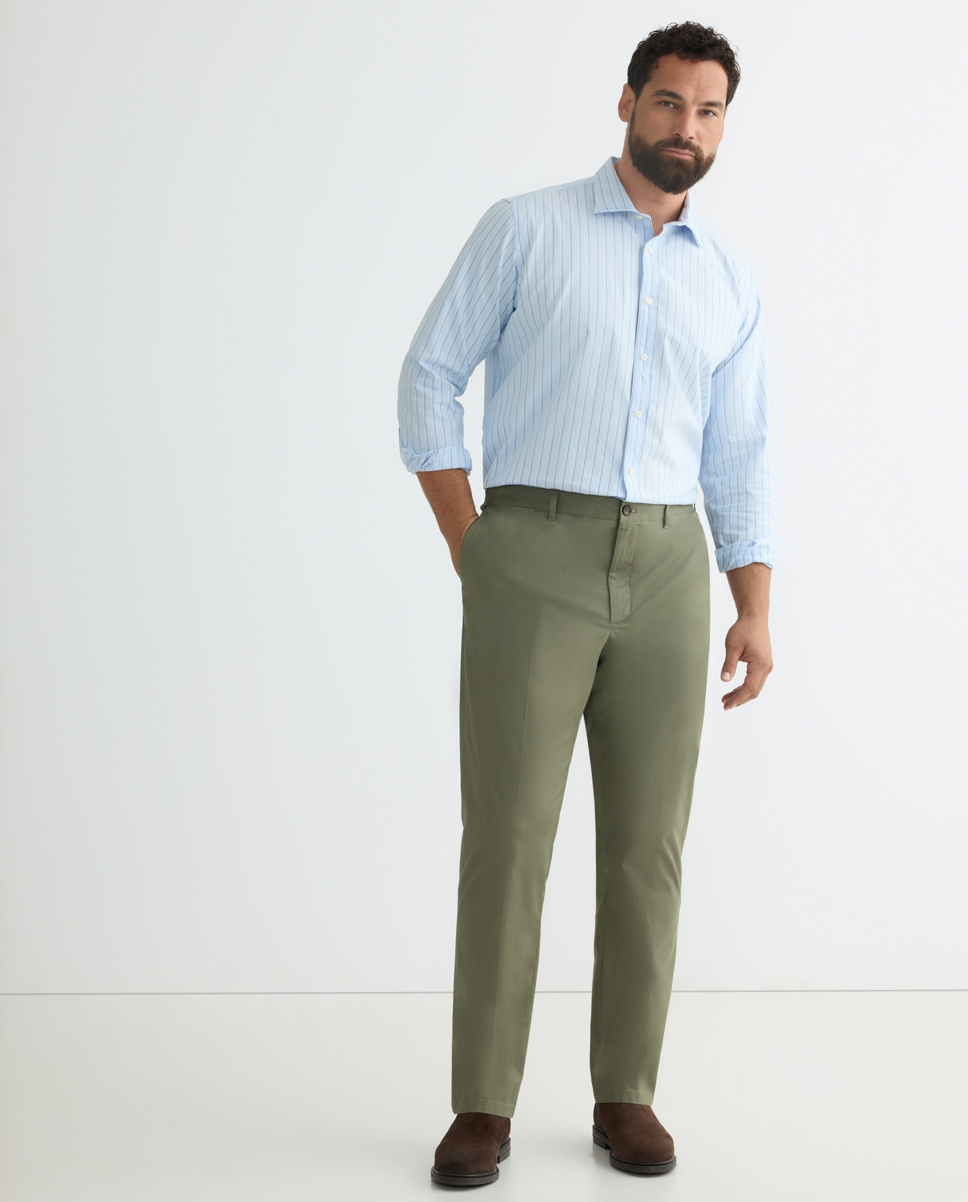 Camisa hombre sport tg - Emidio Tucci - Azul claro Azul claro-3