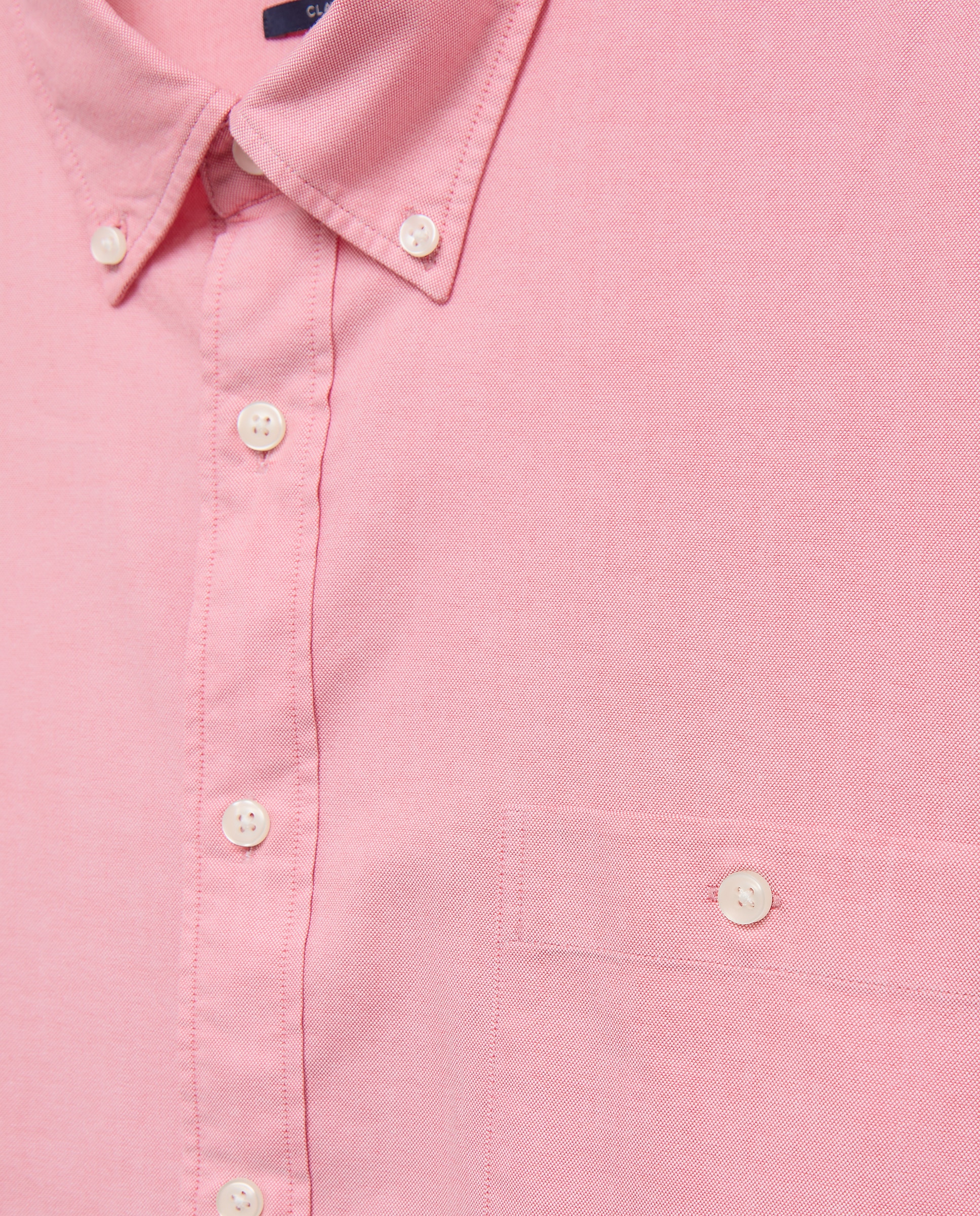 Camisa Casual Tamanhos Grandes Oxford Lisa Classic Fit Salmão-5