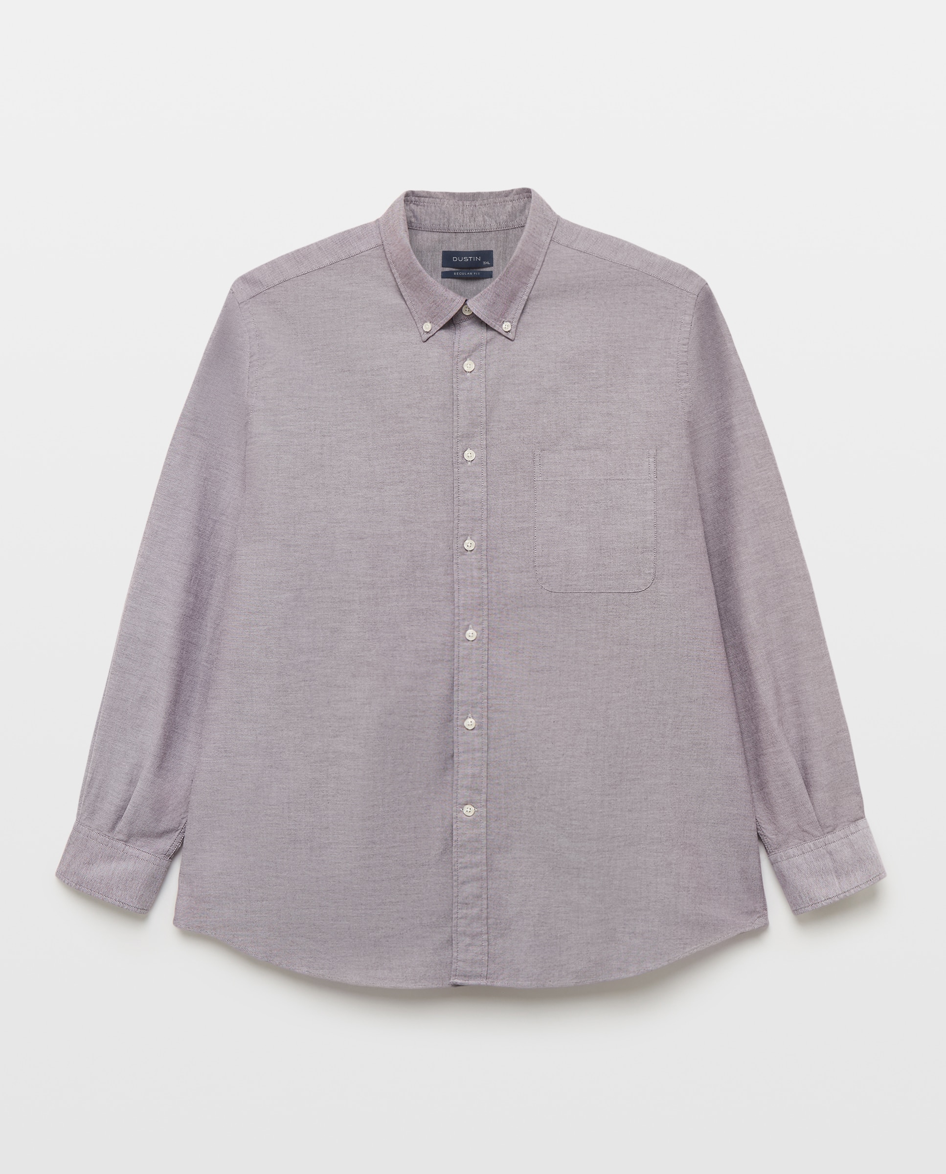 Imagen 4 de Camisa oxford stretch lisa classic fit. - Dustin - Burdeos Burdeos
