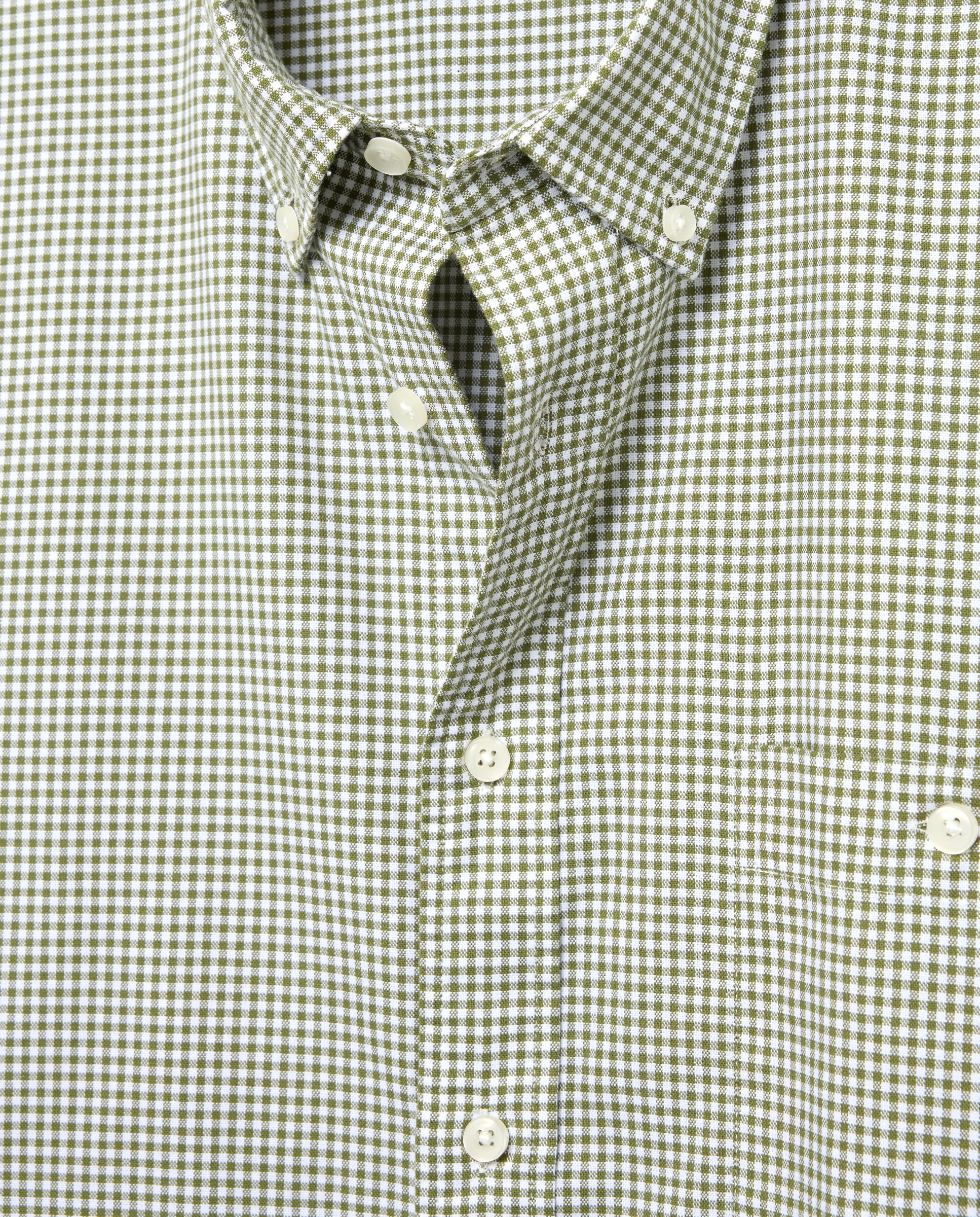 Camisa Oxford Desportiva aos Quadrados Vichy Classic Fit Azul-marinho-5