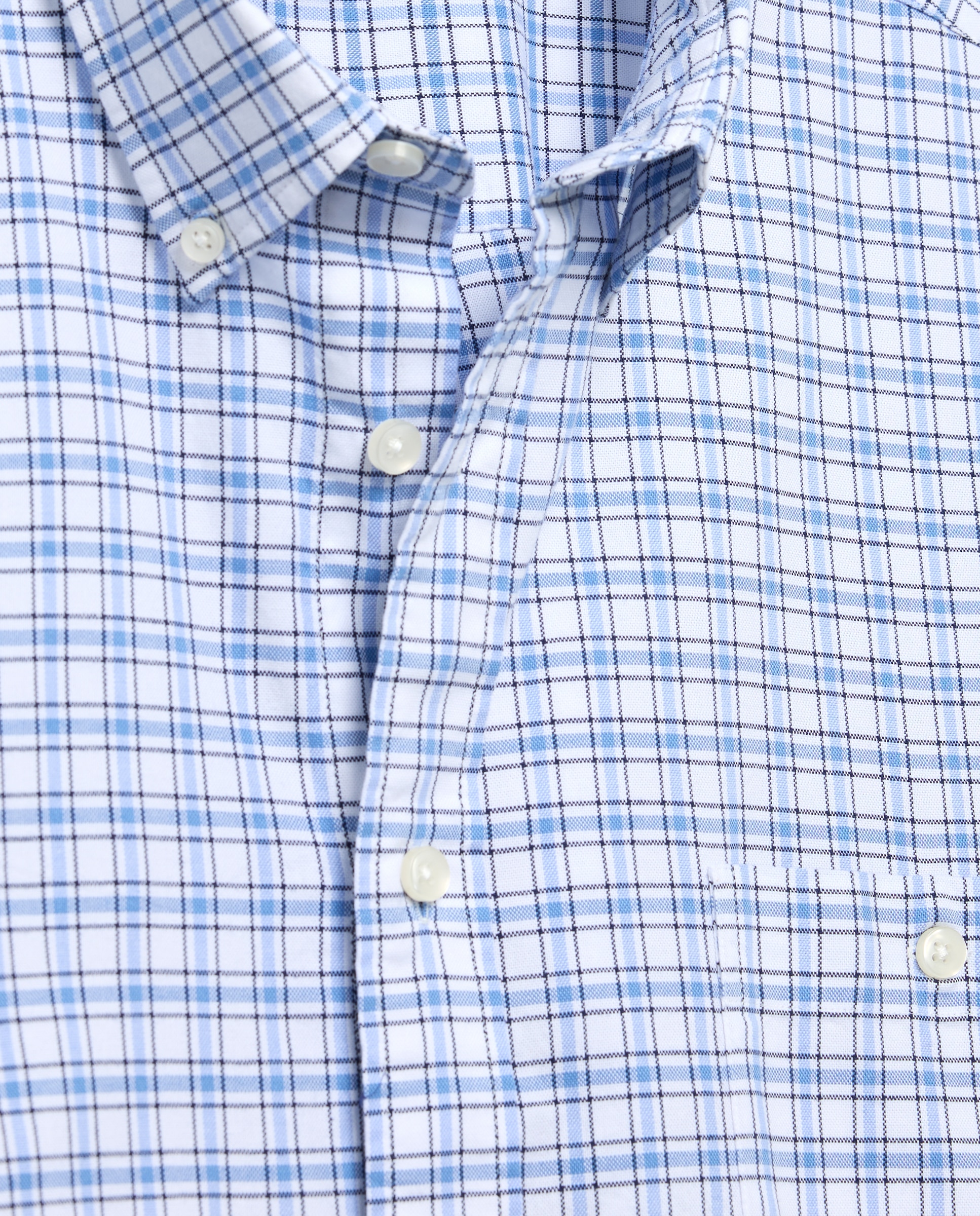 Coleção de Camisas Oxford Desportivas aos Quadrados. Verde-5