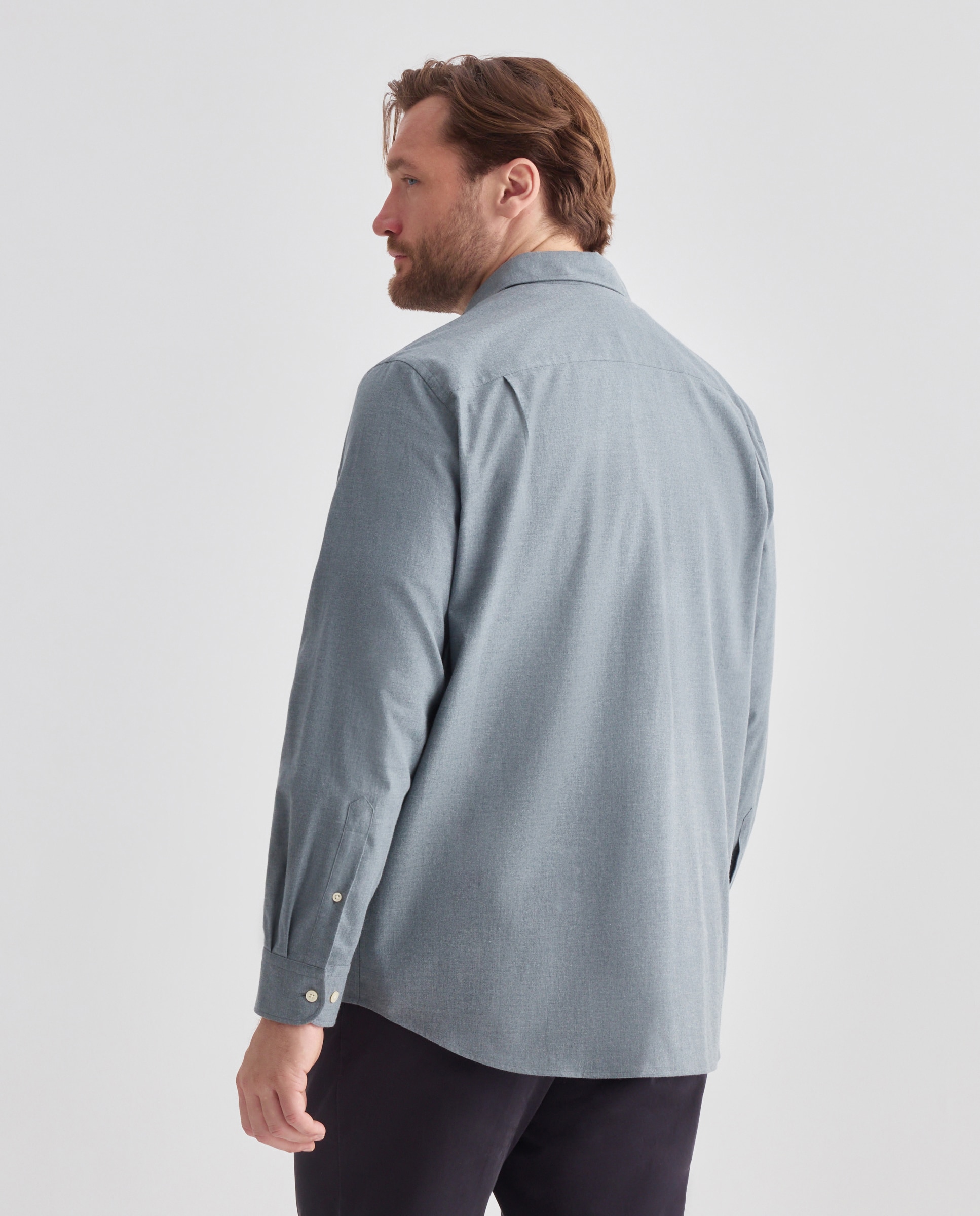 Camisa sport hombre franela manga larga - Emidio Tucci - Azul Azul-3