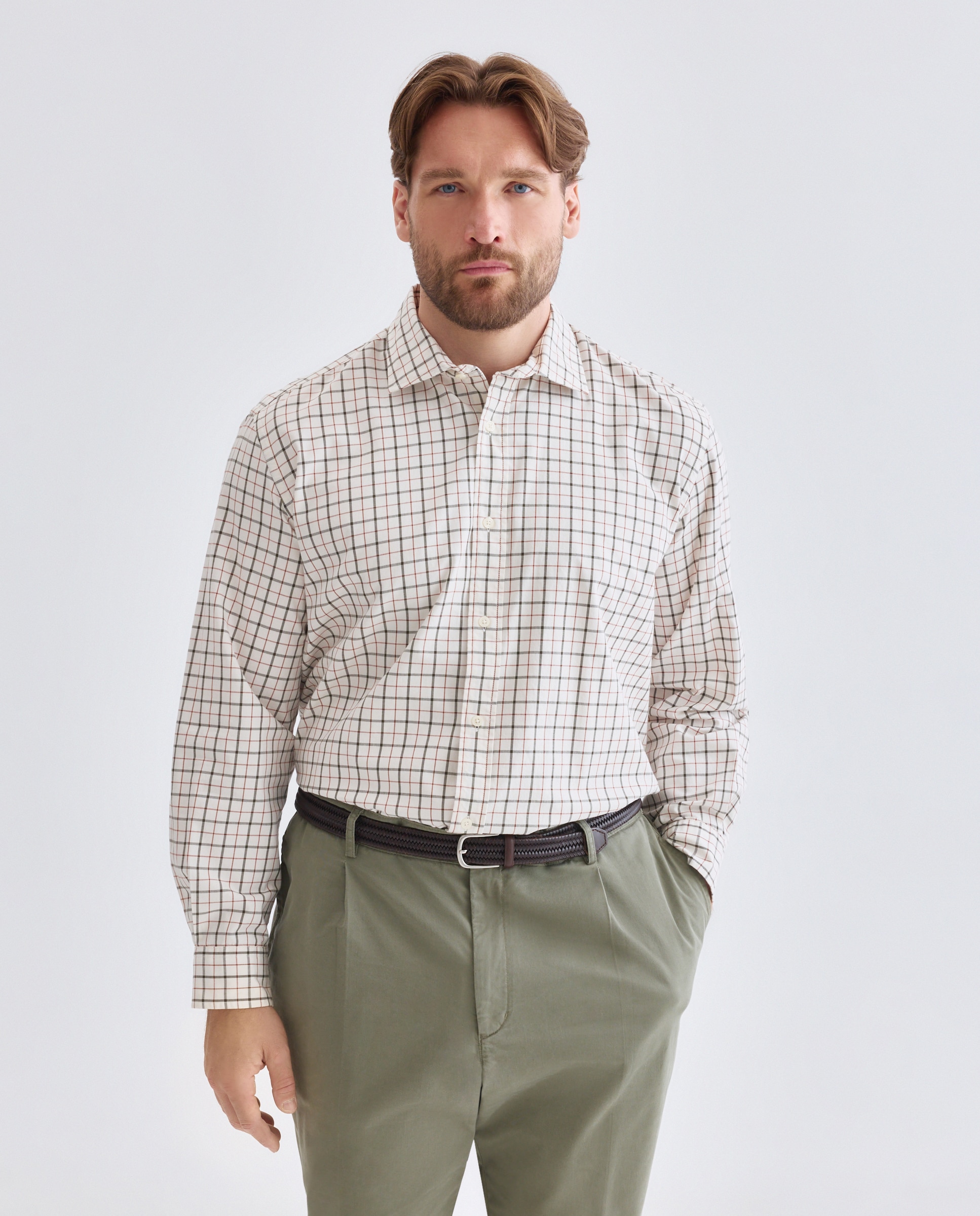 Imagen 2 de Camisa sport twill lav hombre - Emidio Tucci - Beige Beige