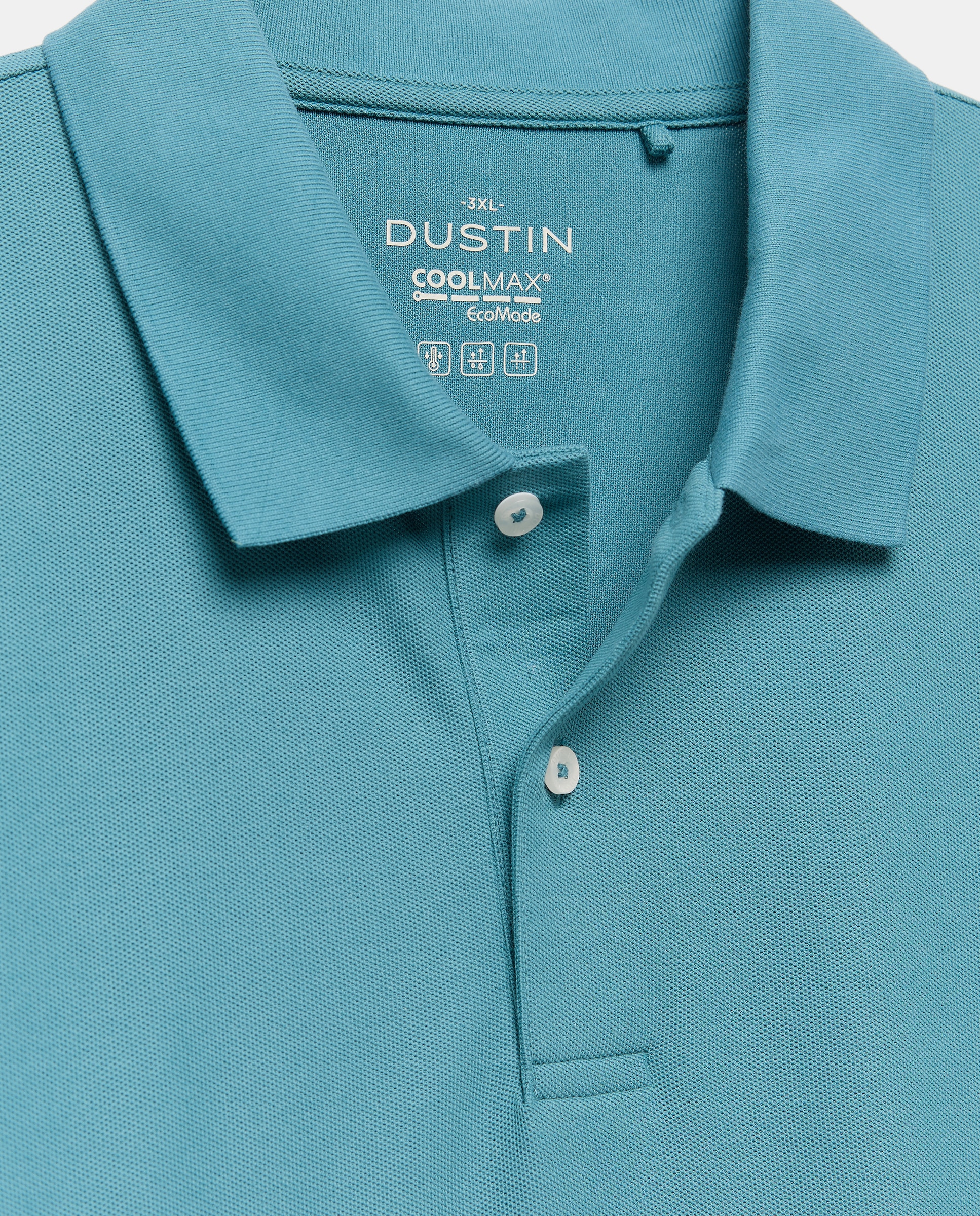 Polo Piqué Tamanhos Grandes com Manga Comprida Verde-5