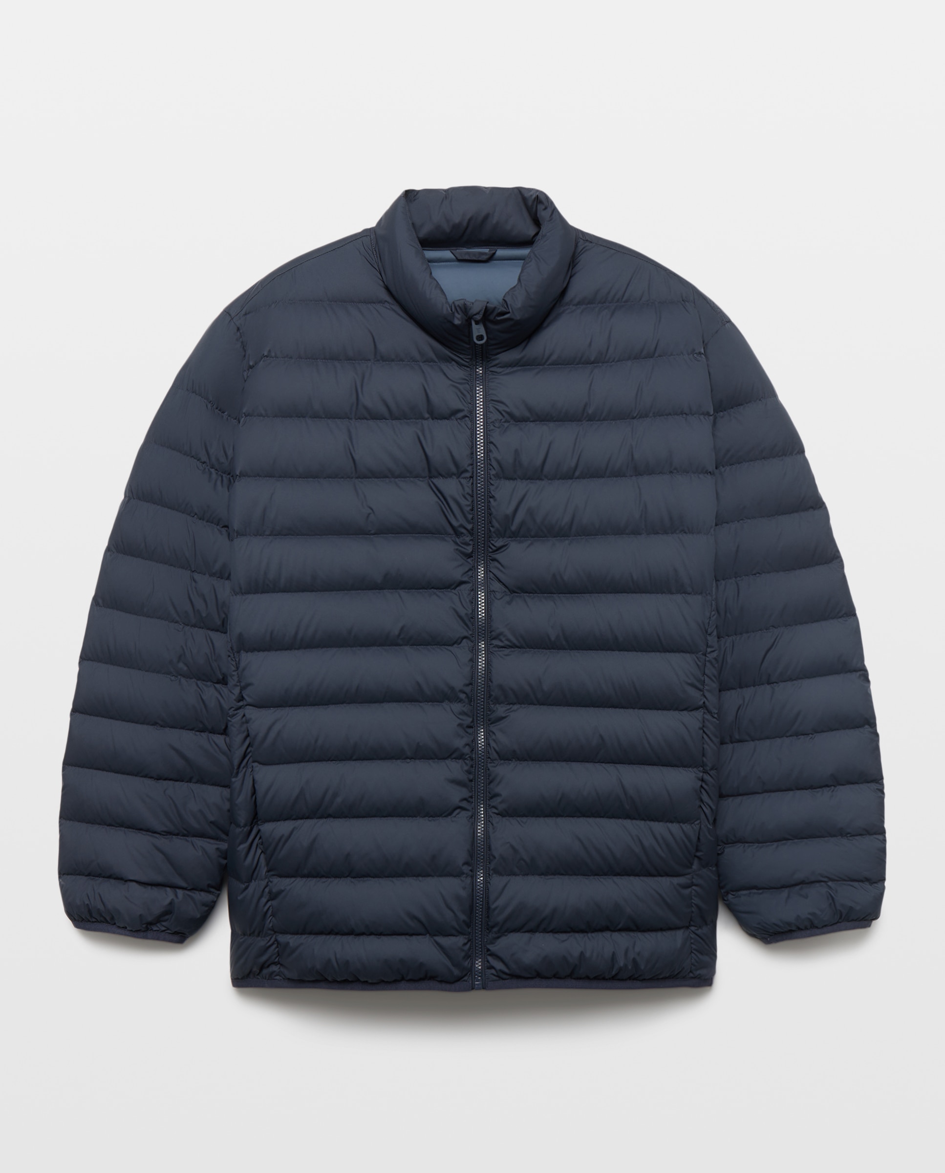 Cazadora pluma natural (90/10) hombre tallas grandes - Emidio Tucci - Azul marino Azul marino-5
