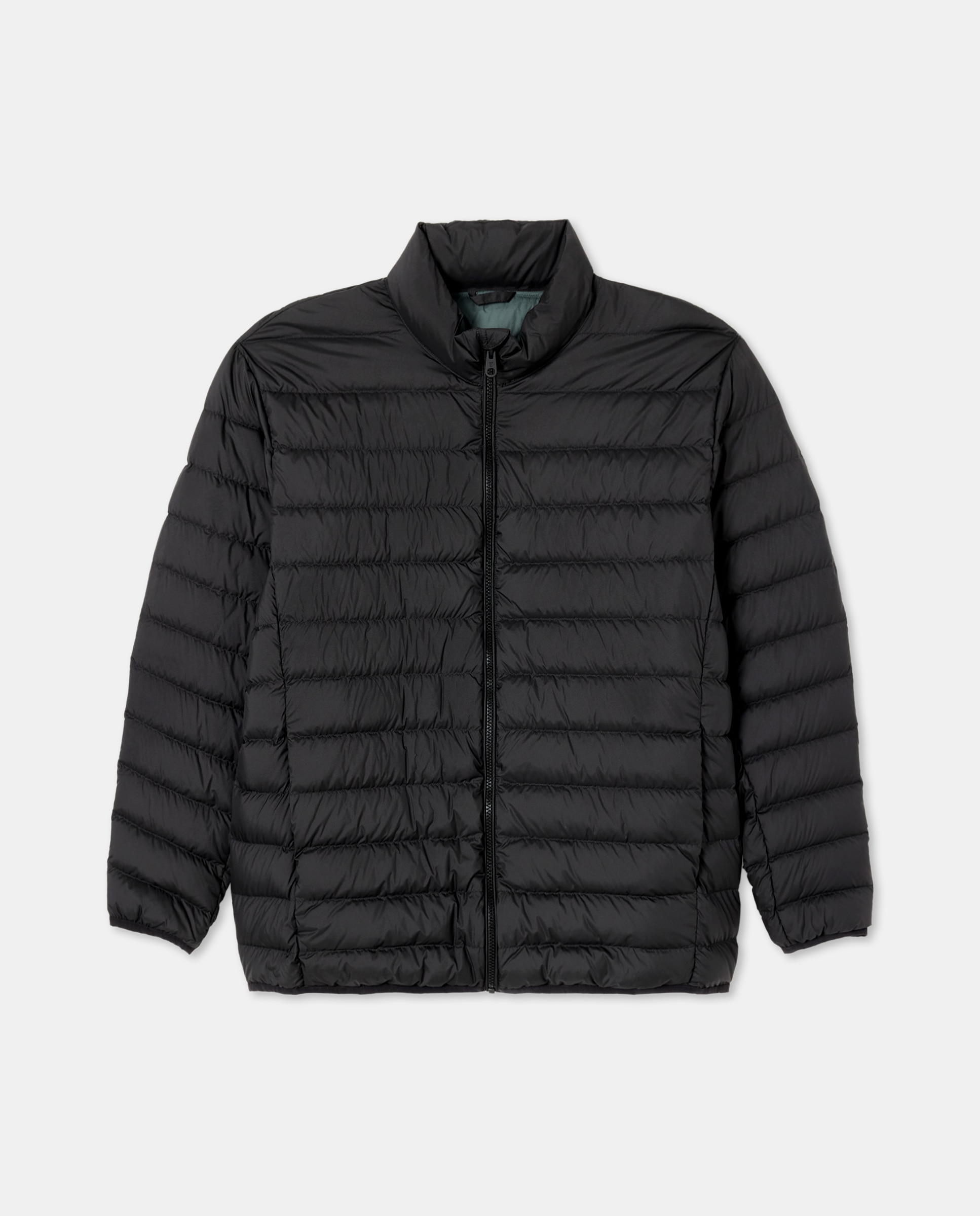 Cazadora pluma natural (90/10) hombre tallas grandes - Emidio Tucci - Negro Negro-5