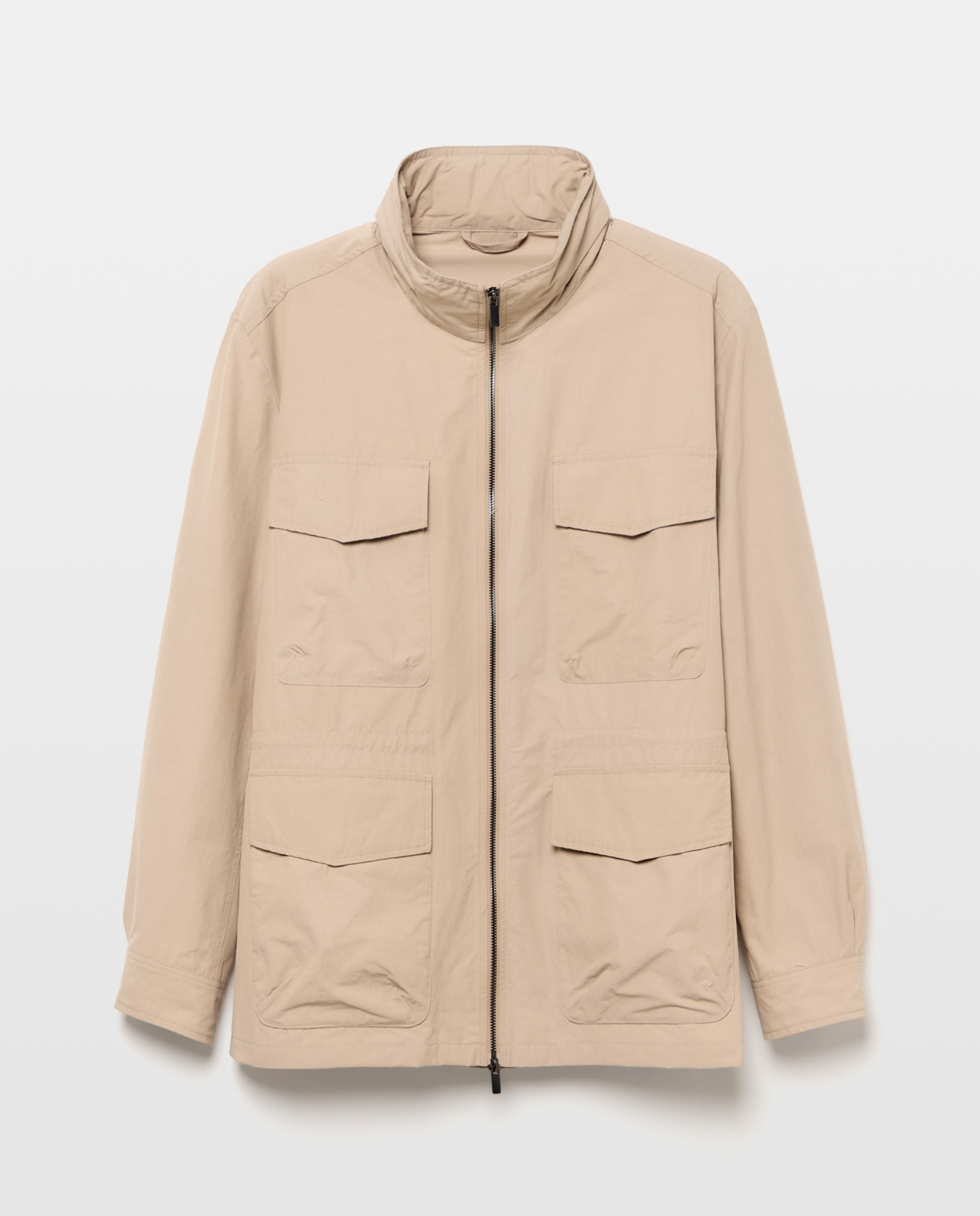 Parka Ligeira Desportiva Castanho-claro-4