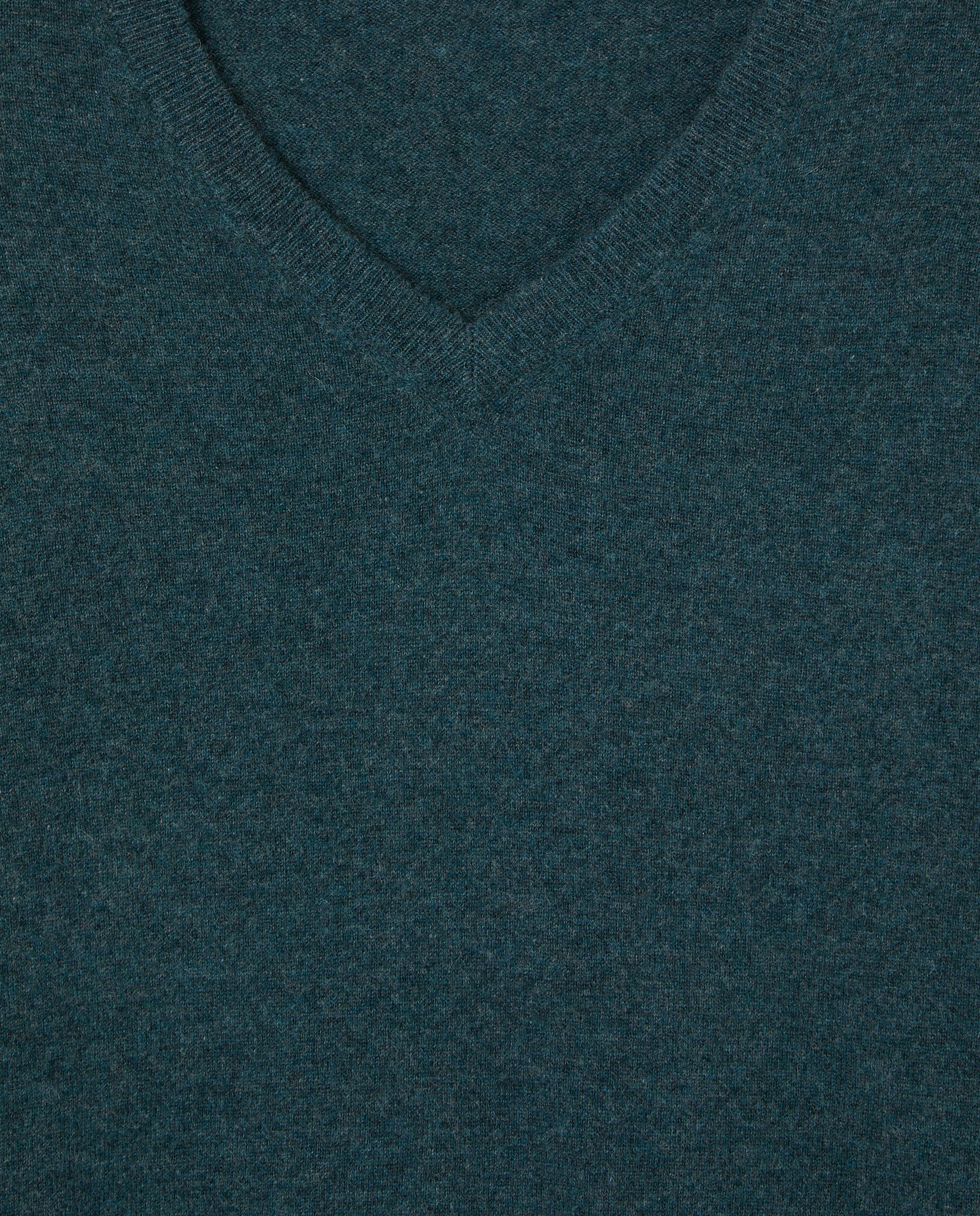 Jersey cuello pico 100% cashmere hombre - Emidio Tucci - Verde Verde-5