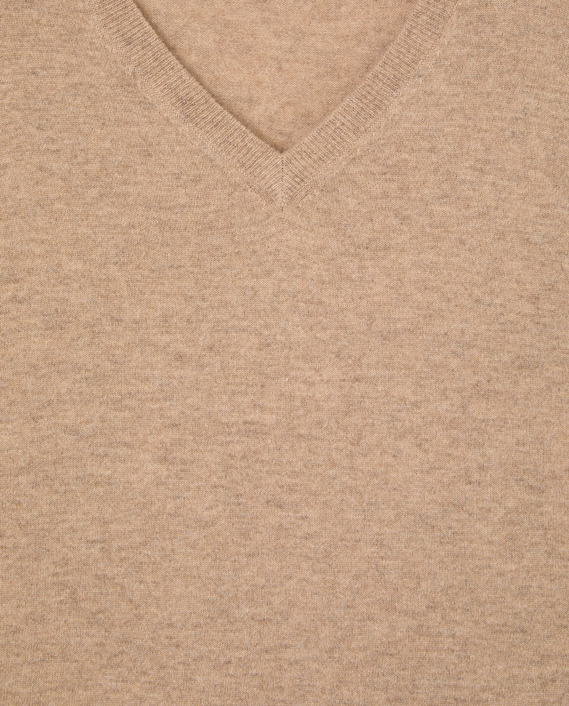 Jersey cuello pico 100% cashmere hombre - Emidio Tucci - Beige Beige-5
