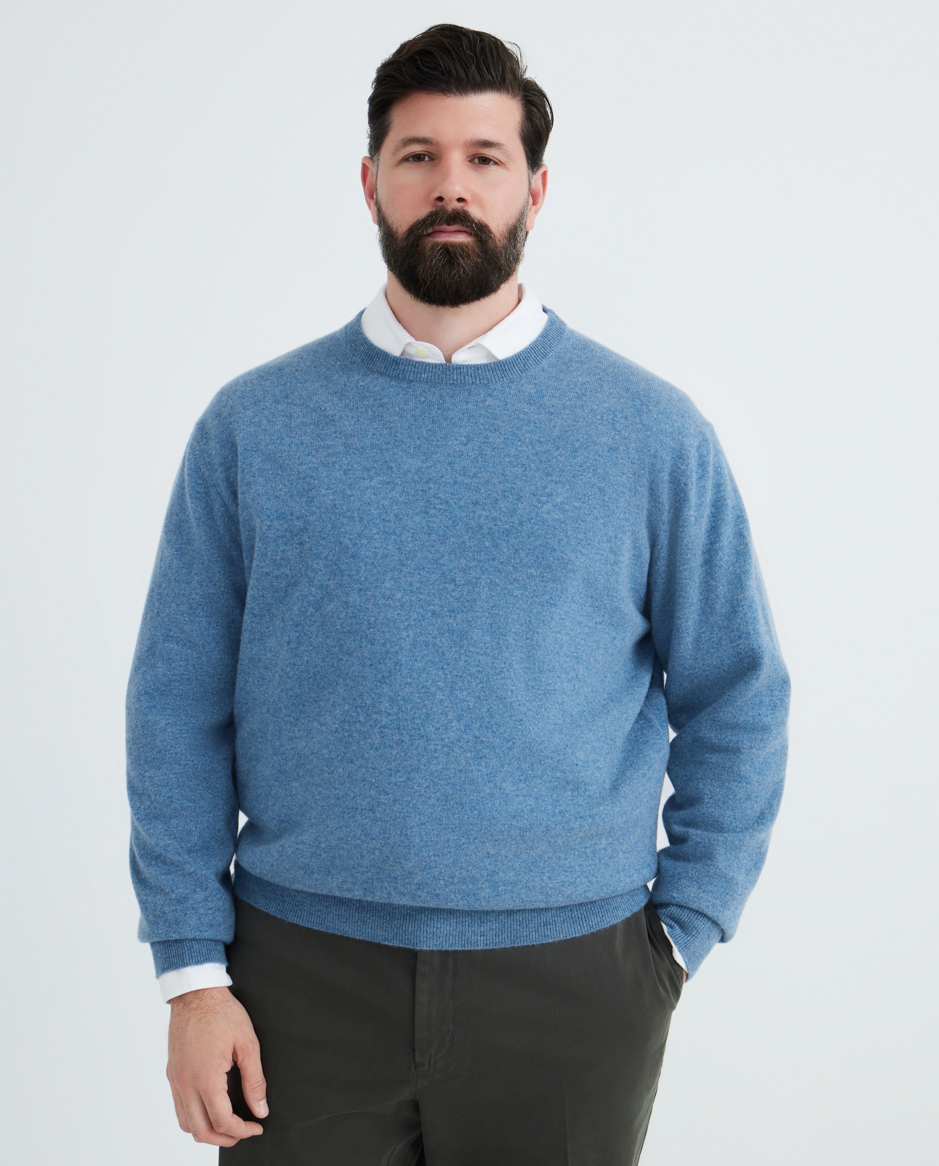 Imagem 0 de Camisola de Malha com Decote Redondo Lisa Caxemira