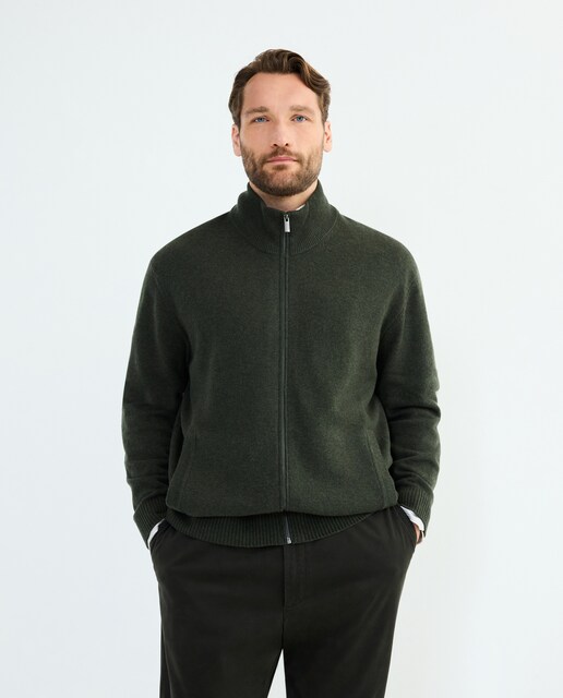 Imagem 0 de Casaco Tamanhos Grandes com Fecho de Correr