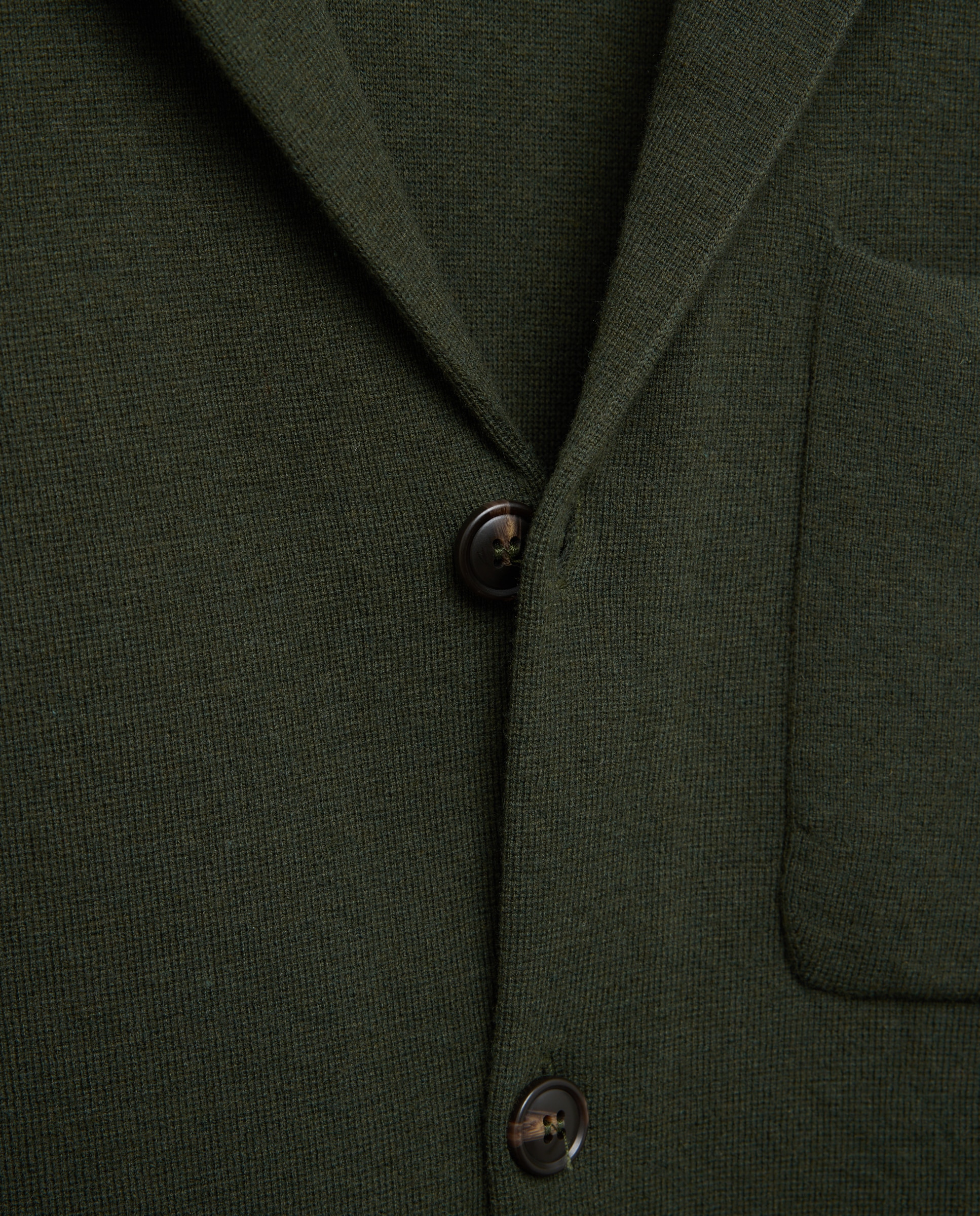 Cardigan de Malha com Botões e Gola de Lapela Tamanhos Grandes Caqui-6
