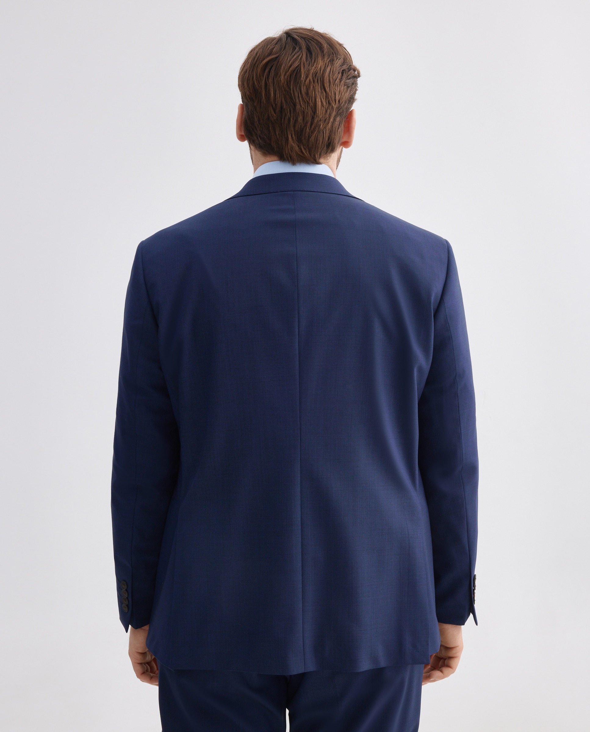 Chaqueta separate Regular estructura vestir 100% Lana hombre tallas grandes - Emidio Tucci - Azul claro Azul claro-3