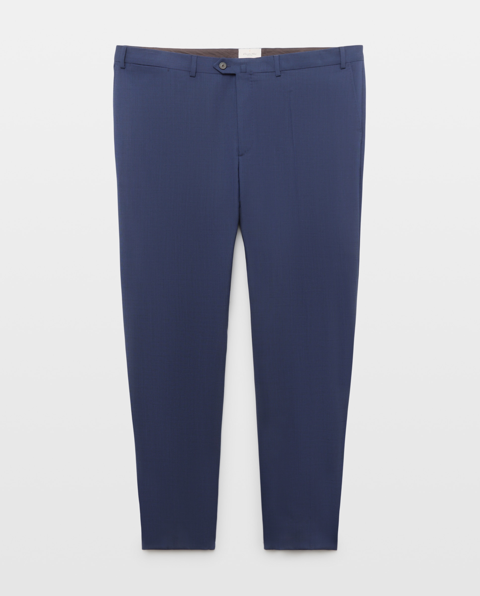 Pantalón separate Regular estructura vestir 100% Lana hombre tallas grandes - Emidio Tucci - Azul claro Azul claro-5