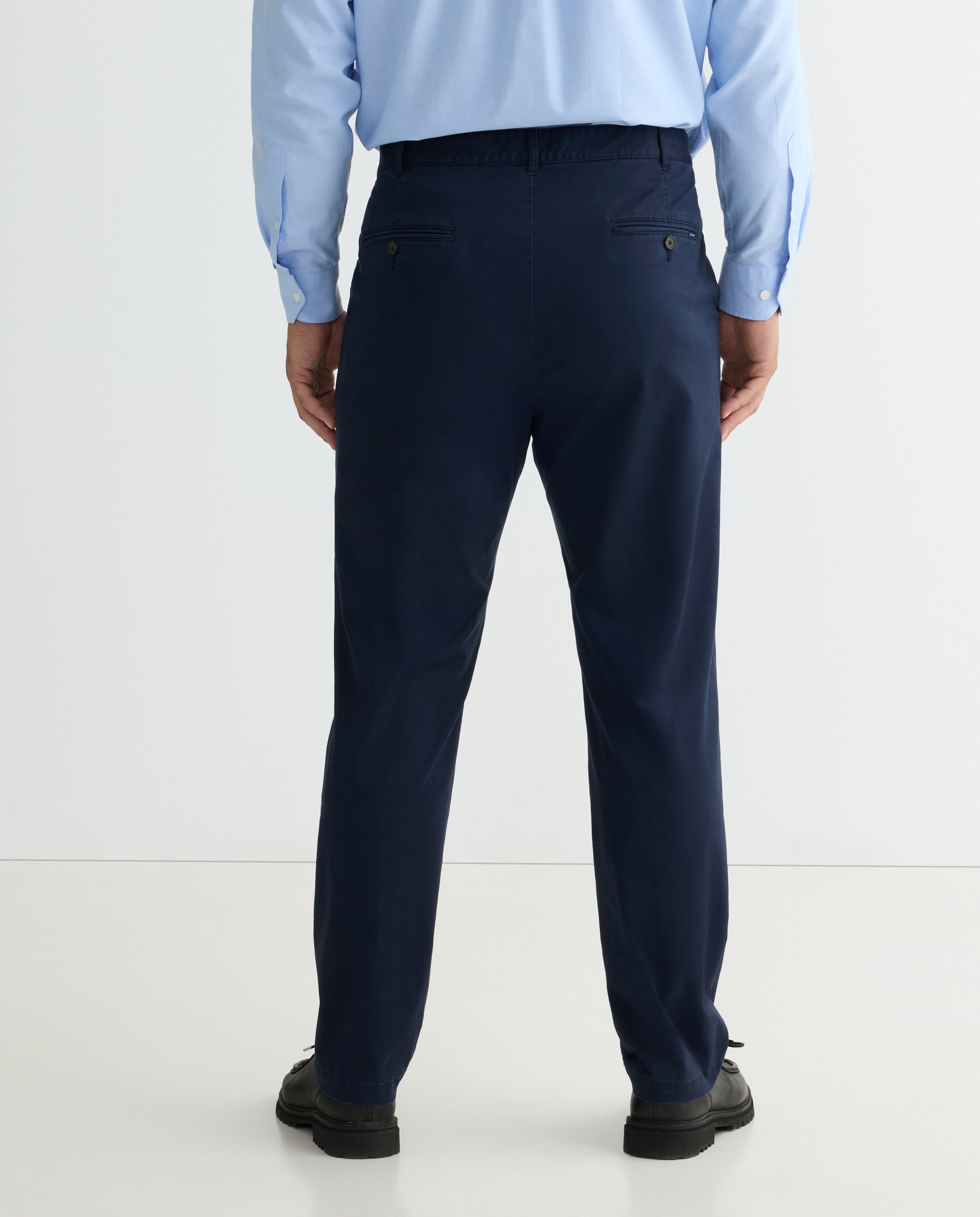 Pantalón chino básico hombre tallas grandes - Dustin - Azul marino Azul marino-3
