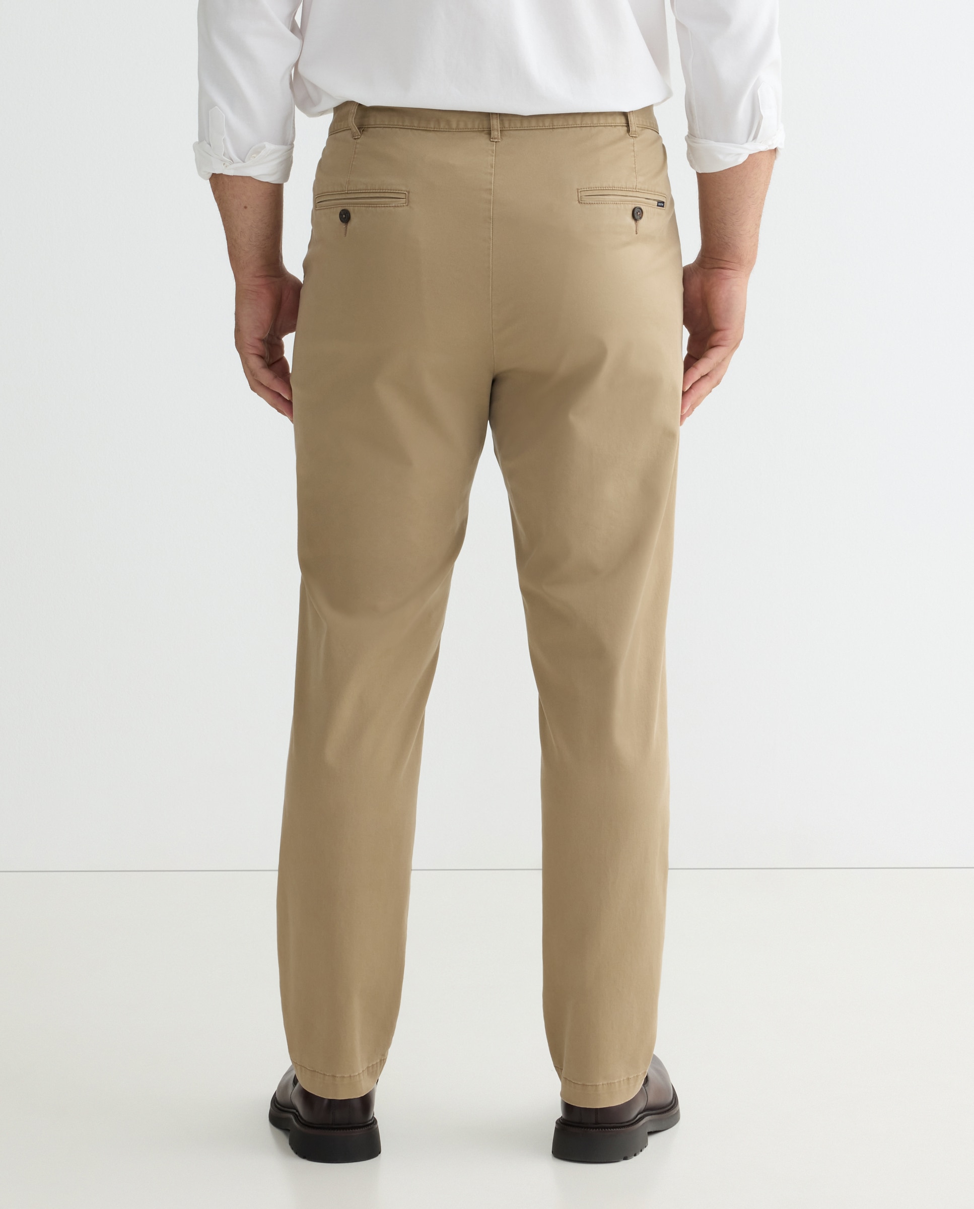 Pantalón sport de hombre, regular algodón elastómero tallas grandes - Dustin - Camel Camel-3