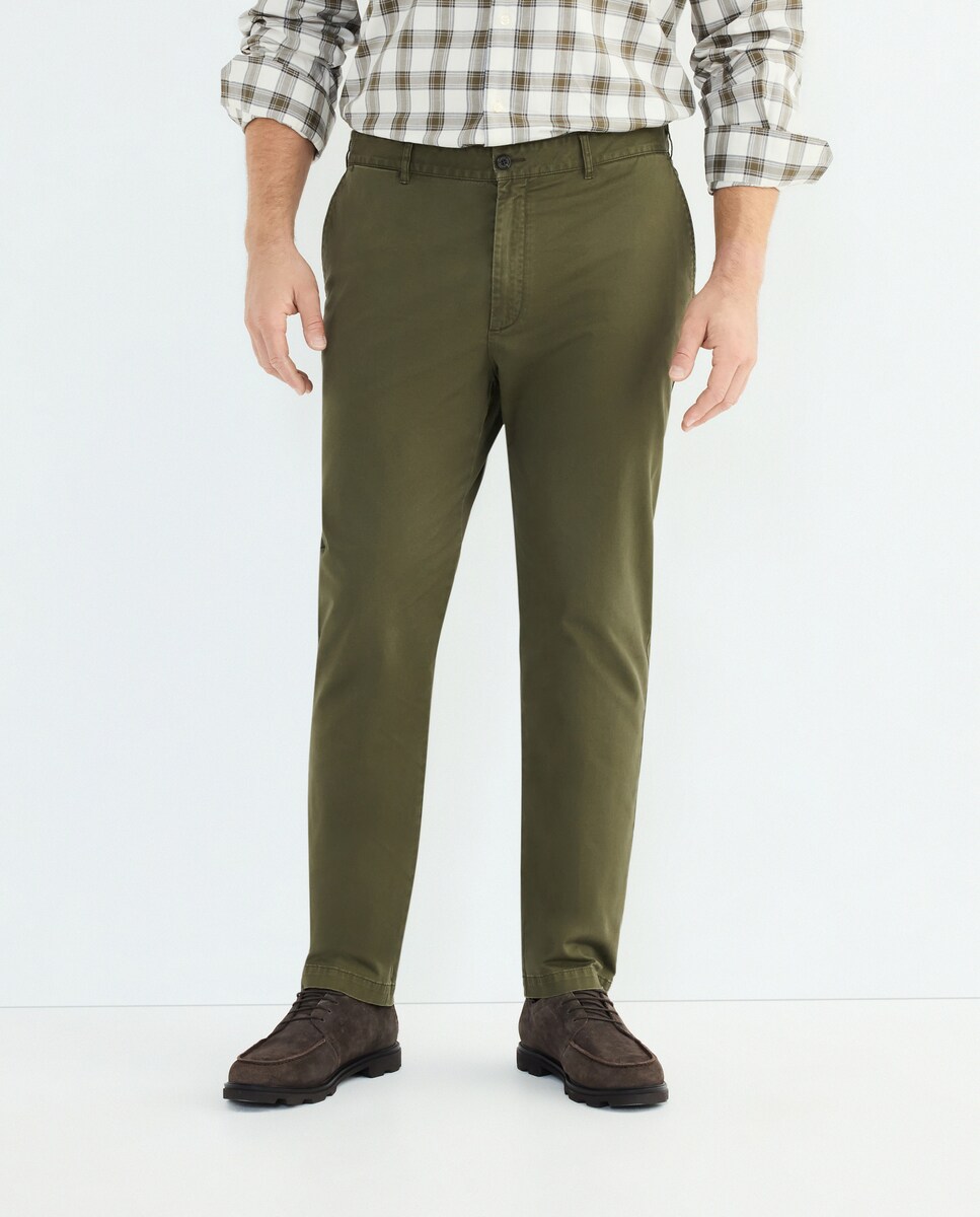 Pantalon hombre de sport, slim algodón elastómero · Dustin · El