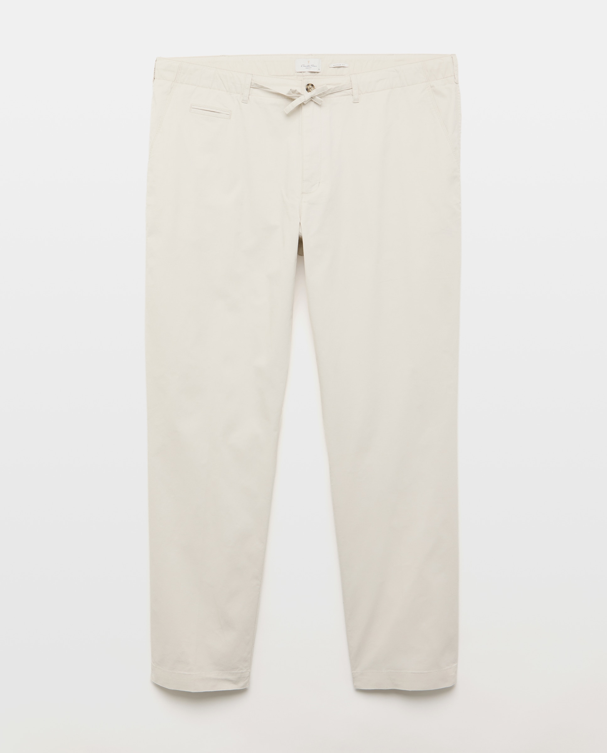 Pantalón de hombre sport Fit Regular - Emidio Tucci - Beige Beige-4