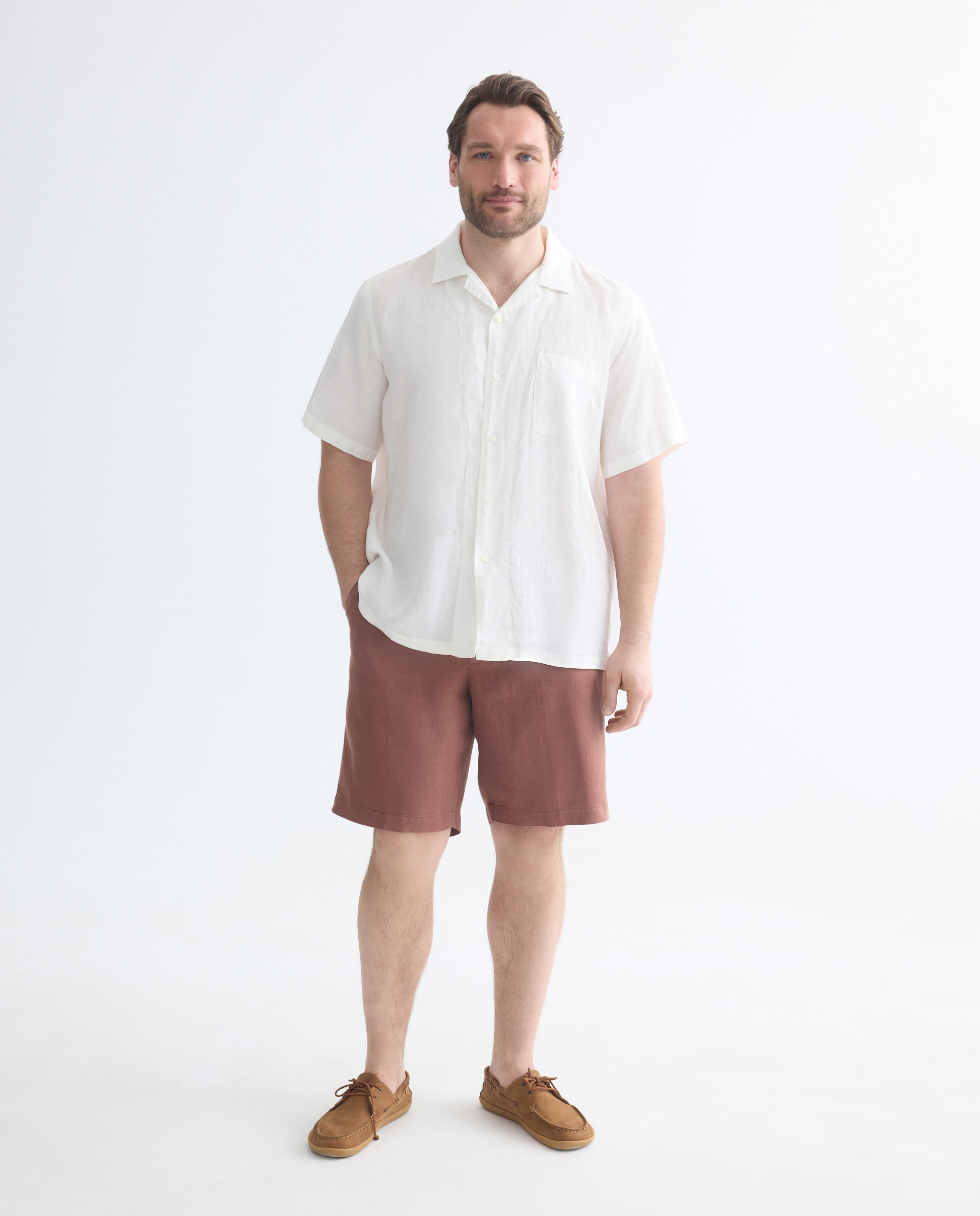 Bermudas Tamanhos Grandes Coral-1