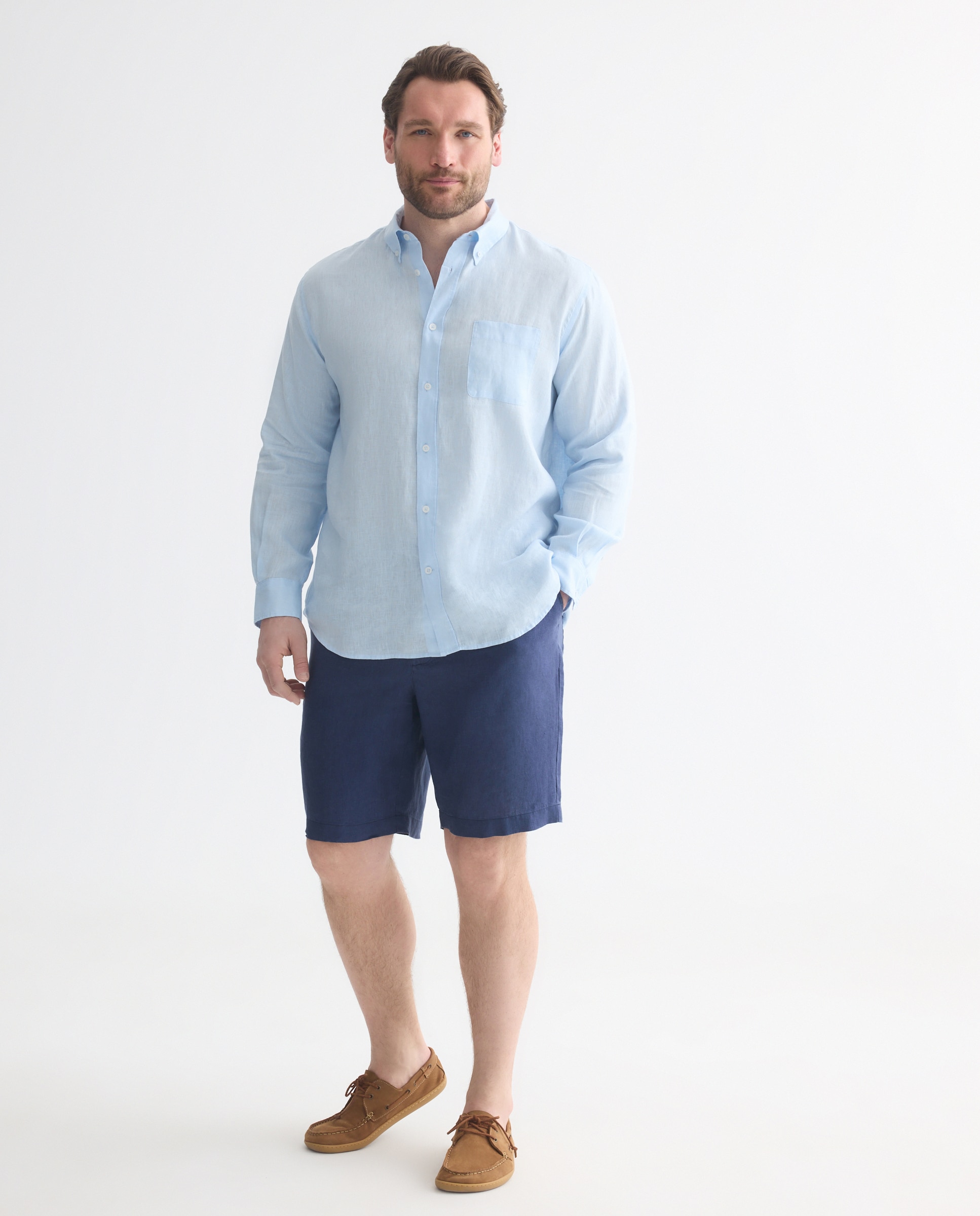 Imagem 0 de Bermudas Desportivas de Linho Tamanhos Grandes