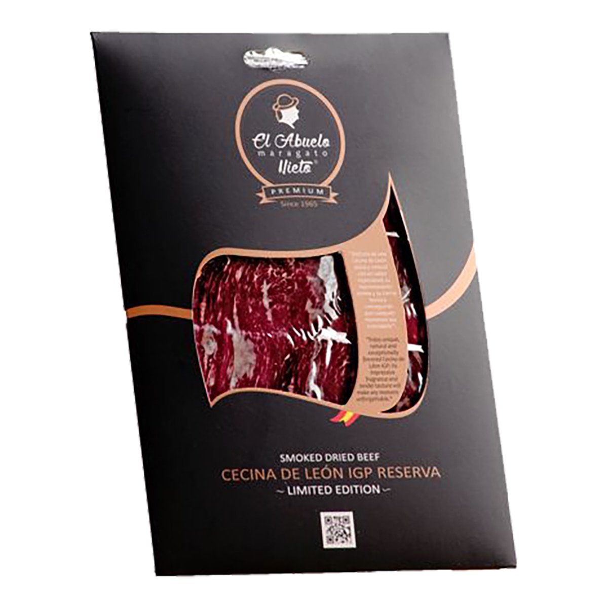 Imagen 1 de Cecina de vaca IGP Premium loncheada El Abuelo Maragato Cecinas Nieto
