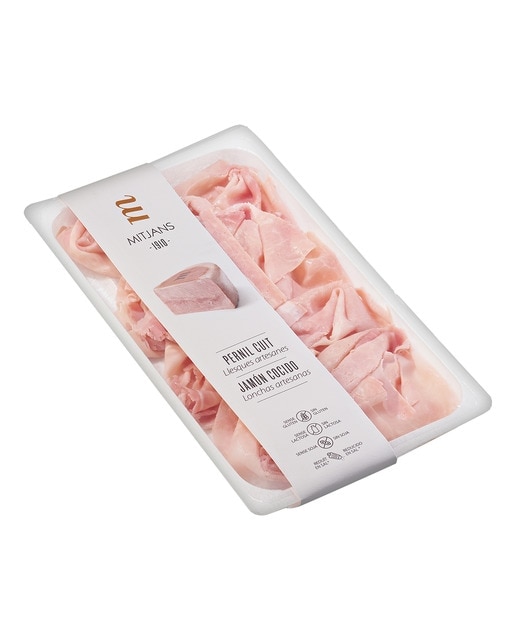 Imagen 0 de Jamón cocido Raza Duroc lonchas artesanas Mitjans
