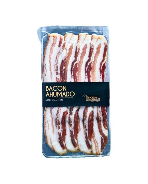 Bacon loncheado ahumado Rooftop Smokehouse