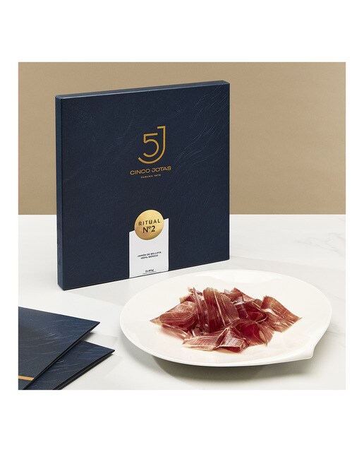 Jamón de bellota Ritual Nº 2 100% ibérico loncheado Cinco Jotas 2