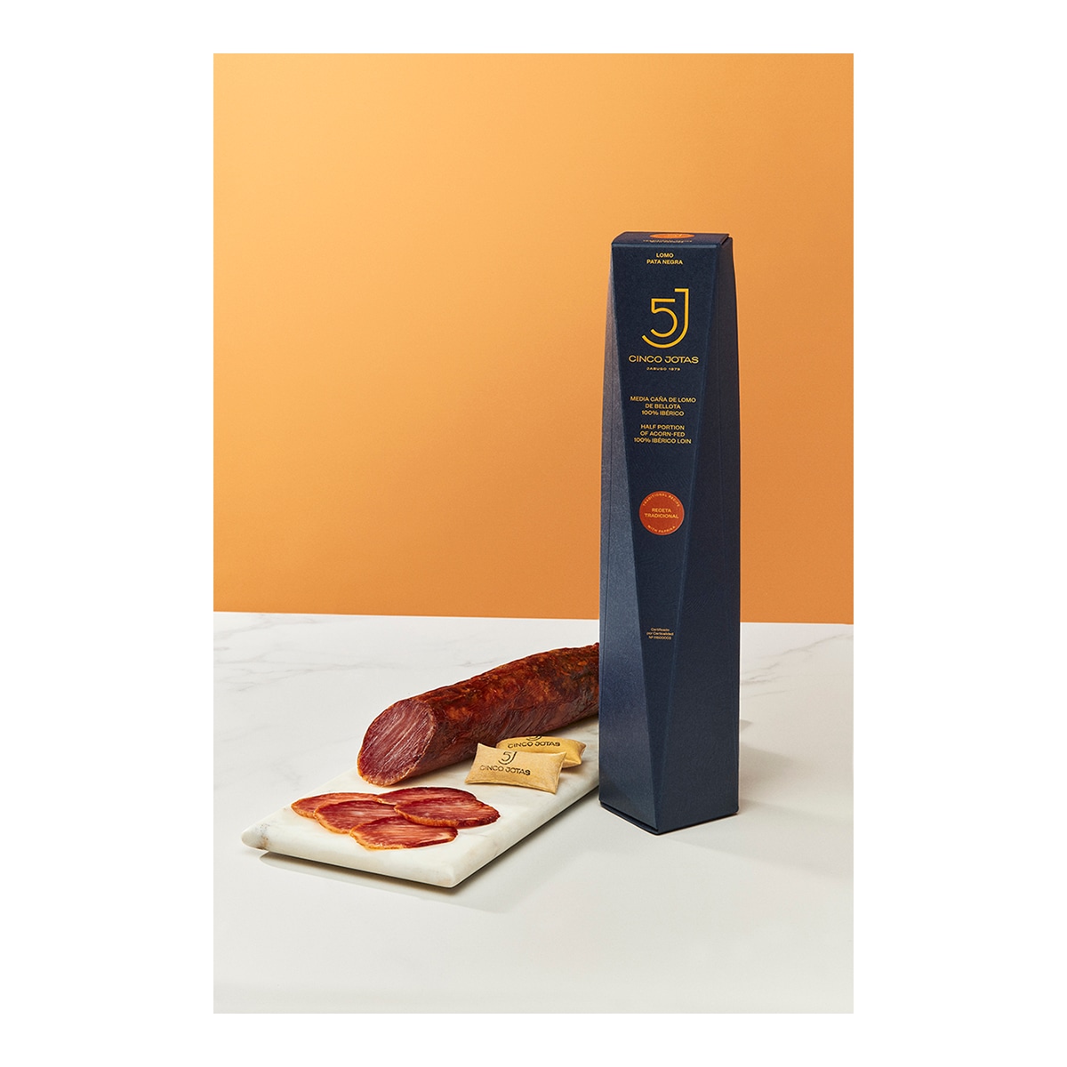 Lomo de bellota 100% Ibérico media caña Cinco Jotas 2