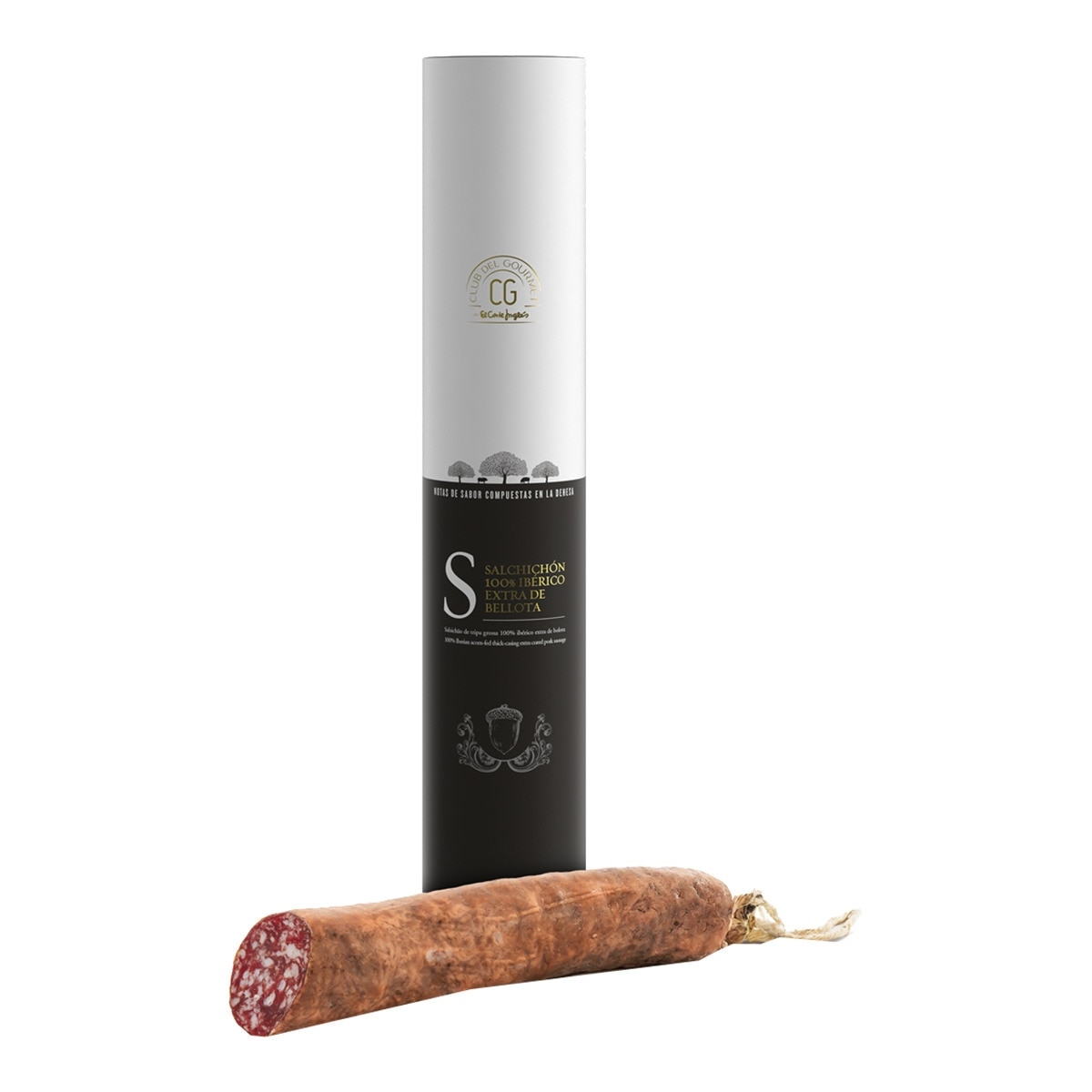 Salchichón cular 100% ibérico extra de bellota Club del Gourmet 1