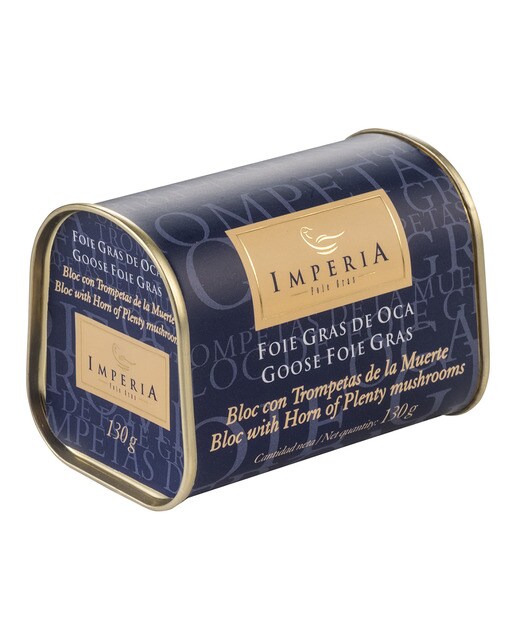 Foie gras de oca con trompetas de la muerte Imperia 1