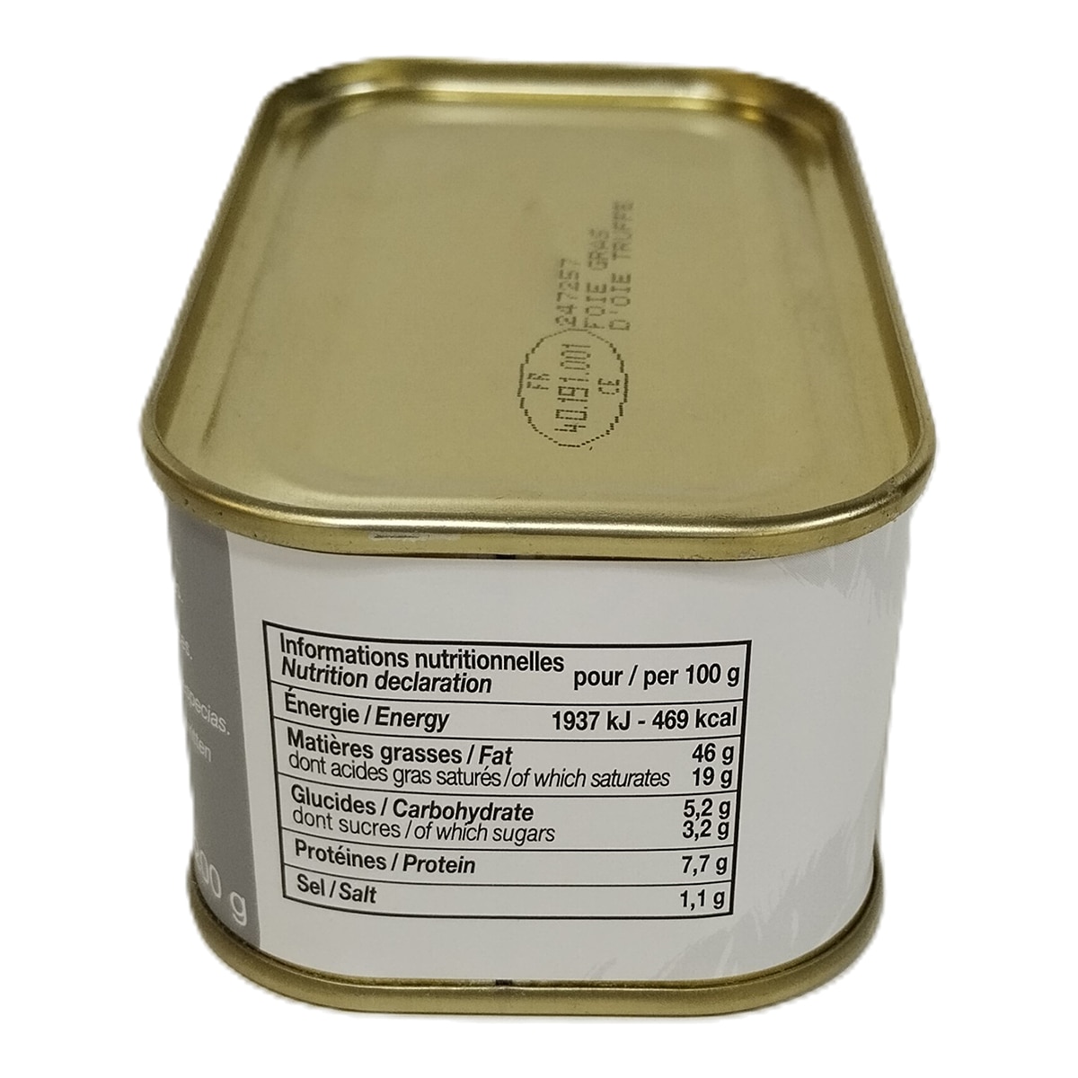 Foie gras de oca entero trufado Lafitte 2