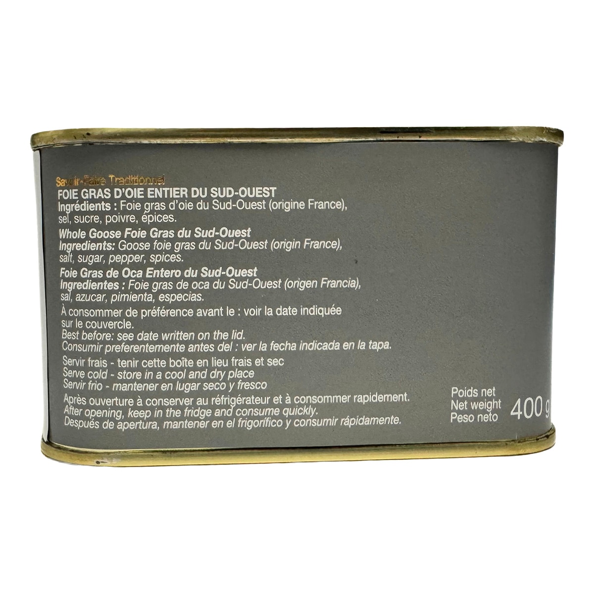 Foie gras de oca entero Lafitte 2