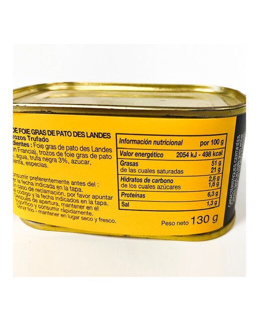 Foie gras de pato trufado a la trufa negra 30% Lafitte 2