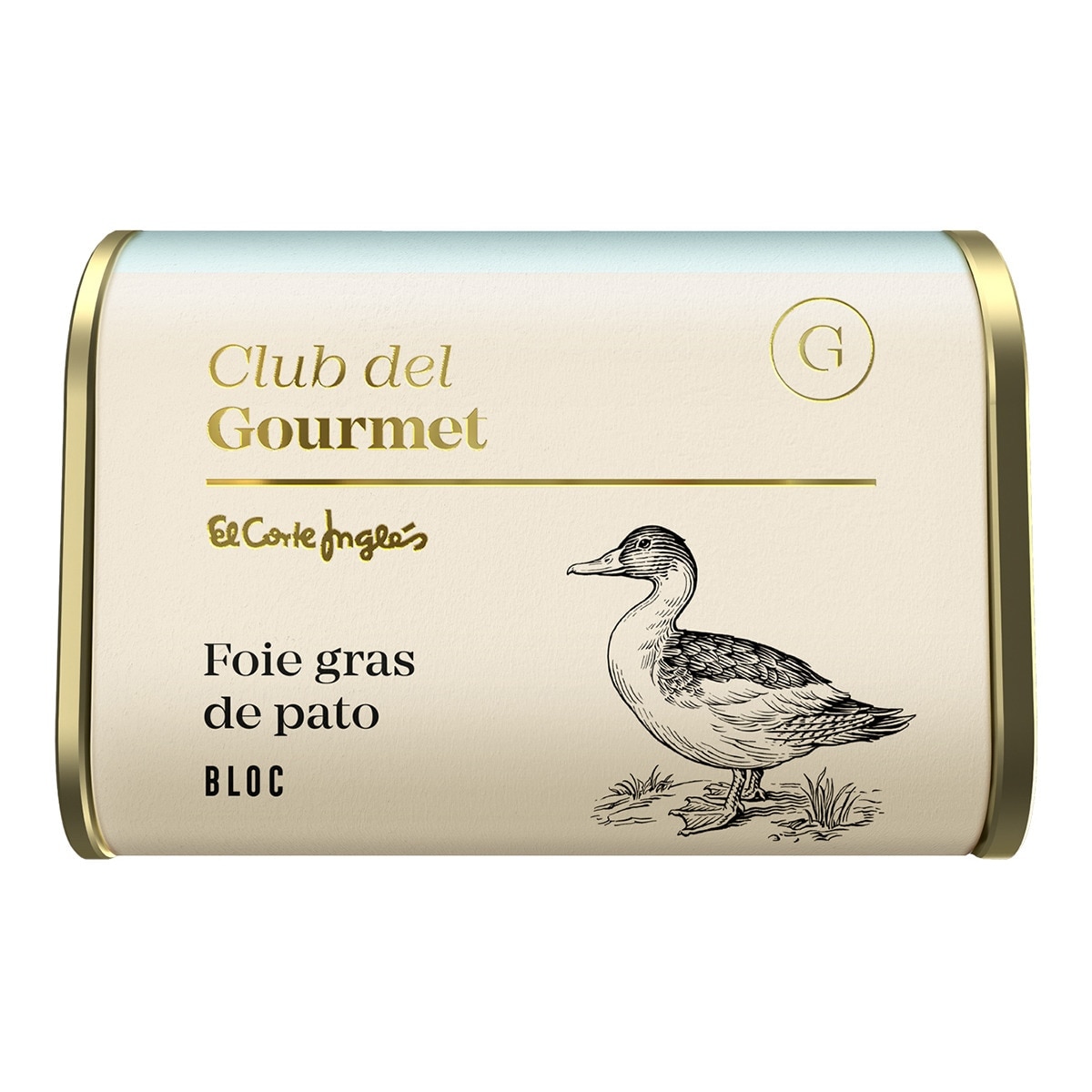 Bloc de foie gras natural de pato Club del Gourmet 1