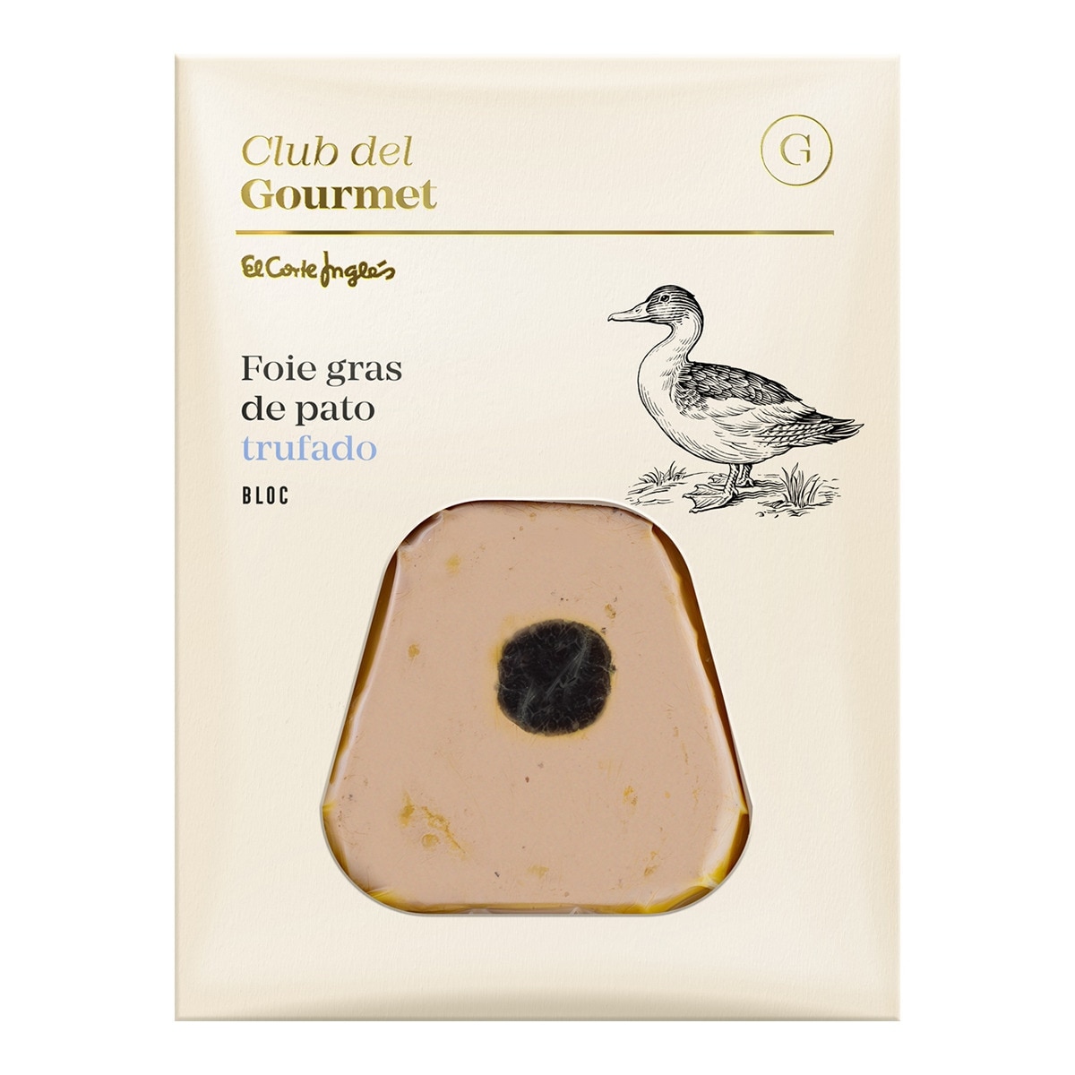 Bloc de foie gras de pato trufado Club del Gourmet 1