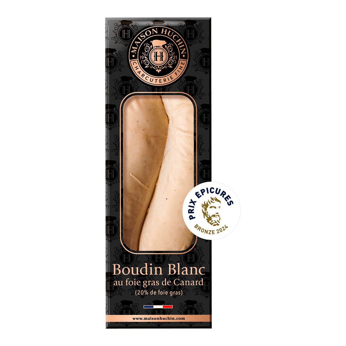 Imagen 0 de Boudin blanc con foie gras de pato Maison Huchin