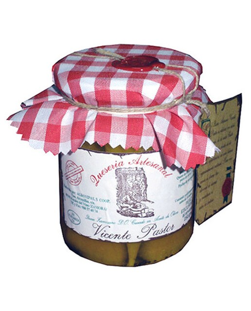 Imagen 0 de Queso de oveja zamorano en aceite de oliva Vicente Pastor