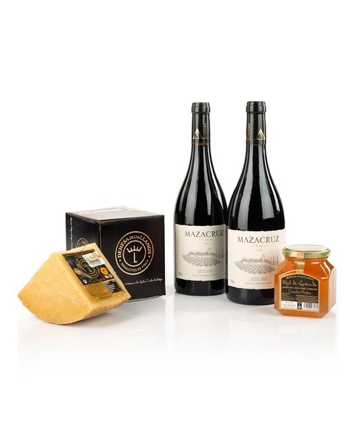 Estuche gourmet selección vino, queso y miel Dehesa de los Llanos 3