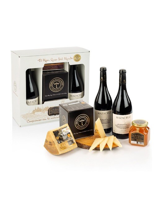 Estuche gourmet selección vino, queso y miel Dehesa de los Llanos 4