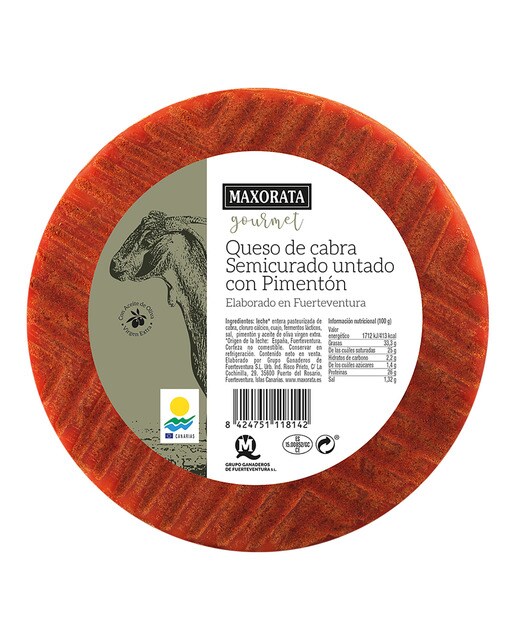 Imagen 0 de Queso de cabra semicurado Maxorata Gourmet Fuerteventura