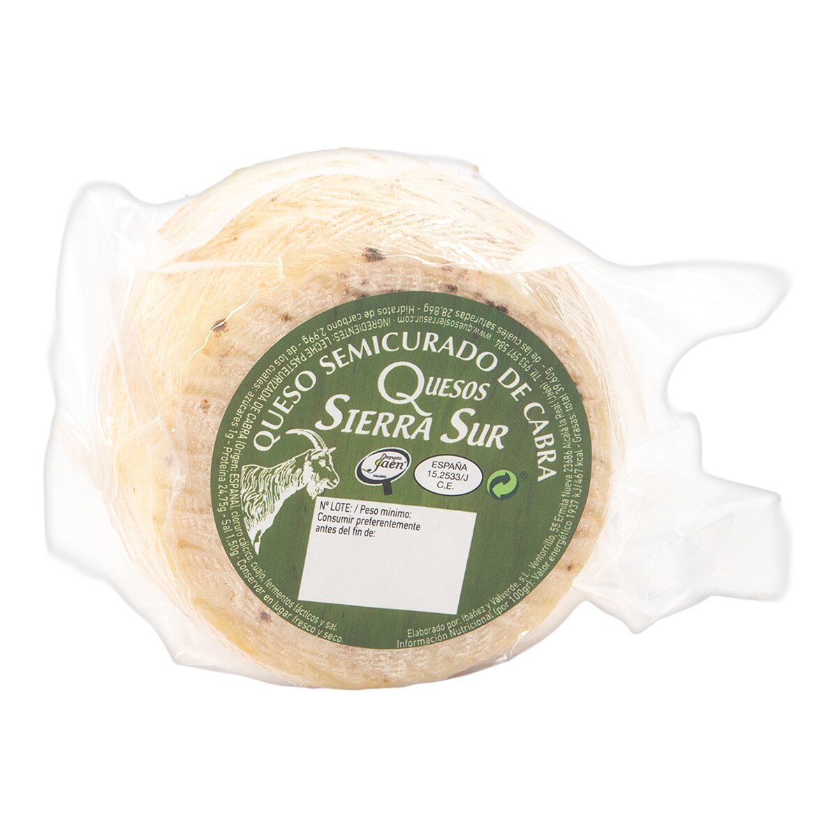 Imagen 0 de Queso de leche de cabra semicurado Sierra Sur
