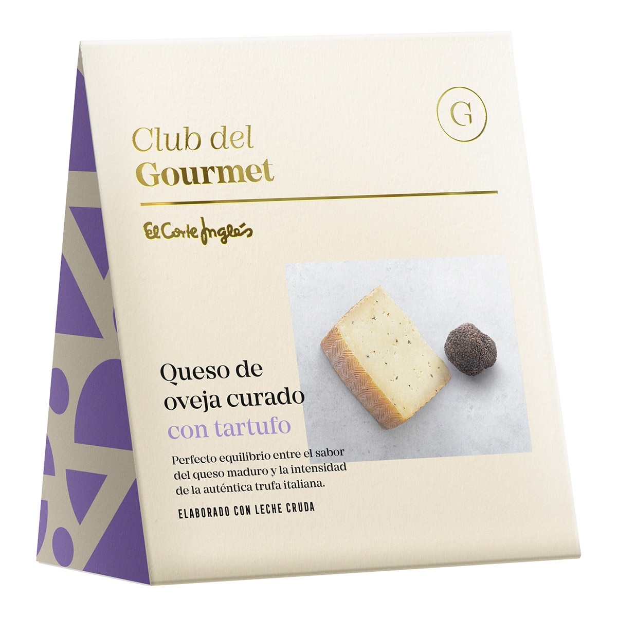 Imagen 0 de Queso de oveja curado al tartufo elaborado con leche cruda Club del Gourmet